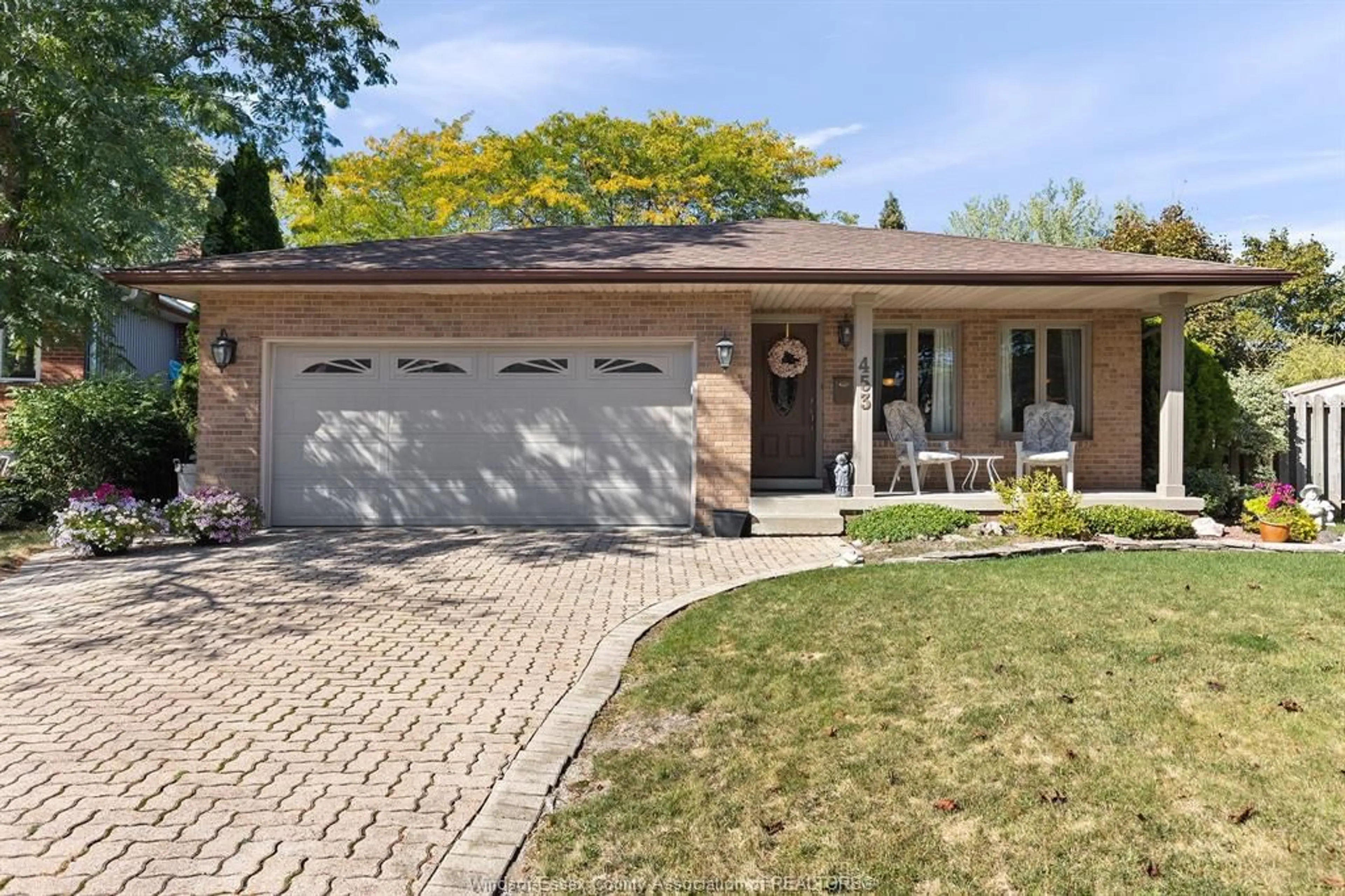 Home with brick exterior material, street for 453 AMBERLY CRESCENT, Tecumseh Ontario N8N 3L8