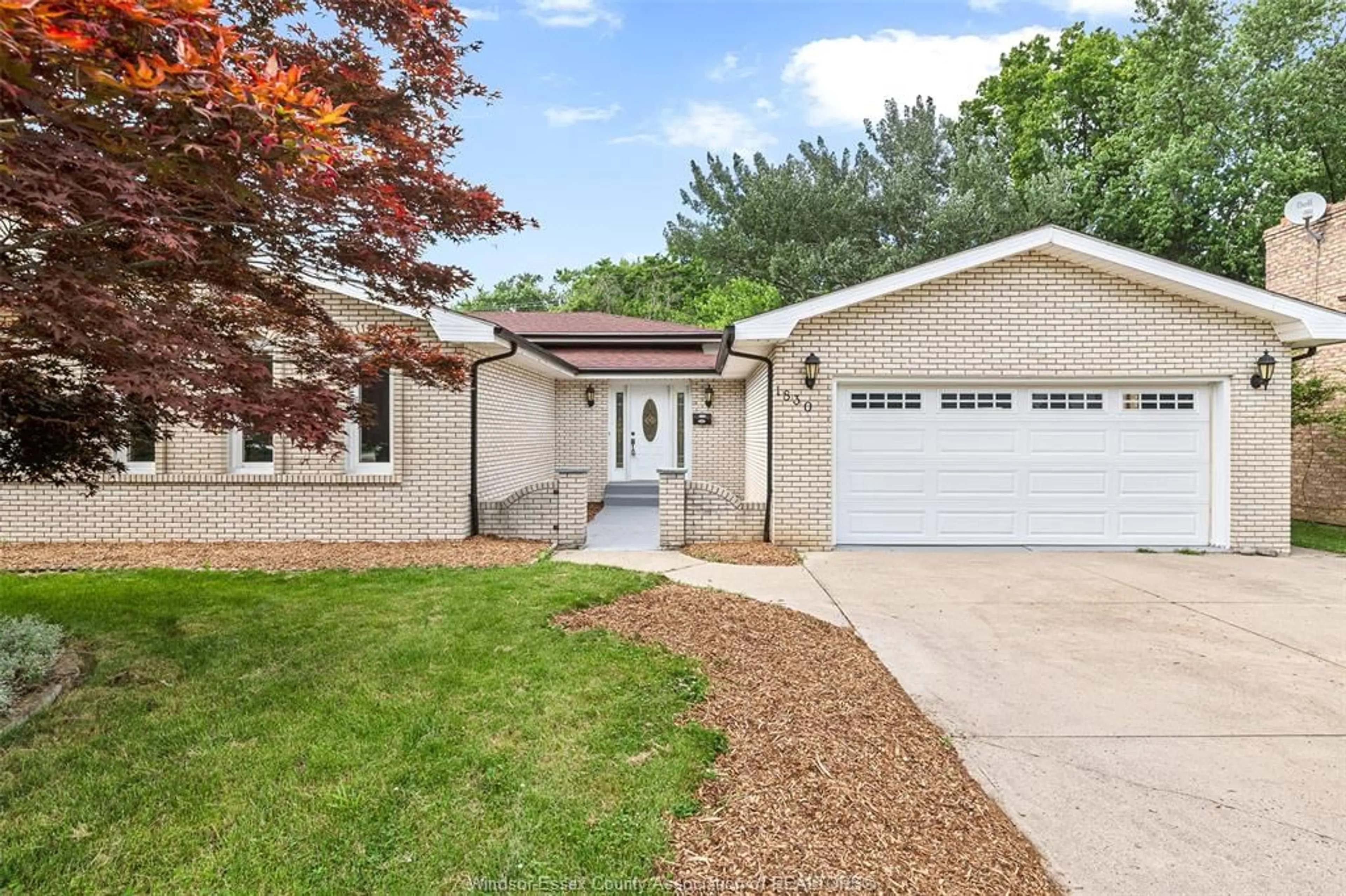 Home with brick exterior material, street for 1830 TODD Lane, LaSalle Ontario N9H 1J5