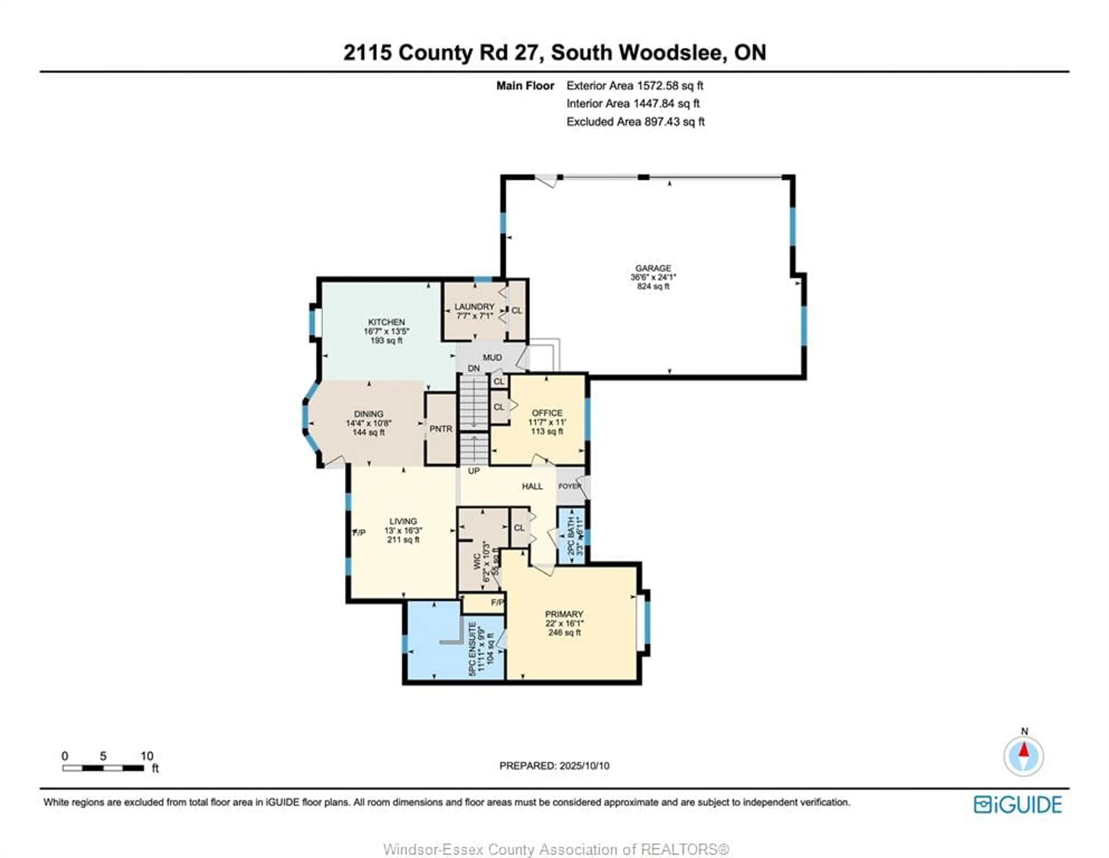 Floor plan for 2115 County Rd 27, Lakeshore Ontario N0R 1V0