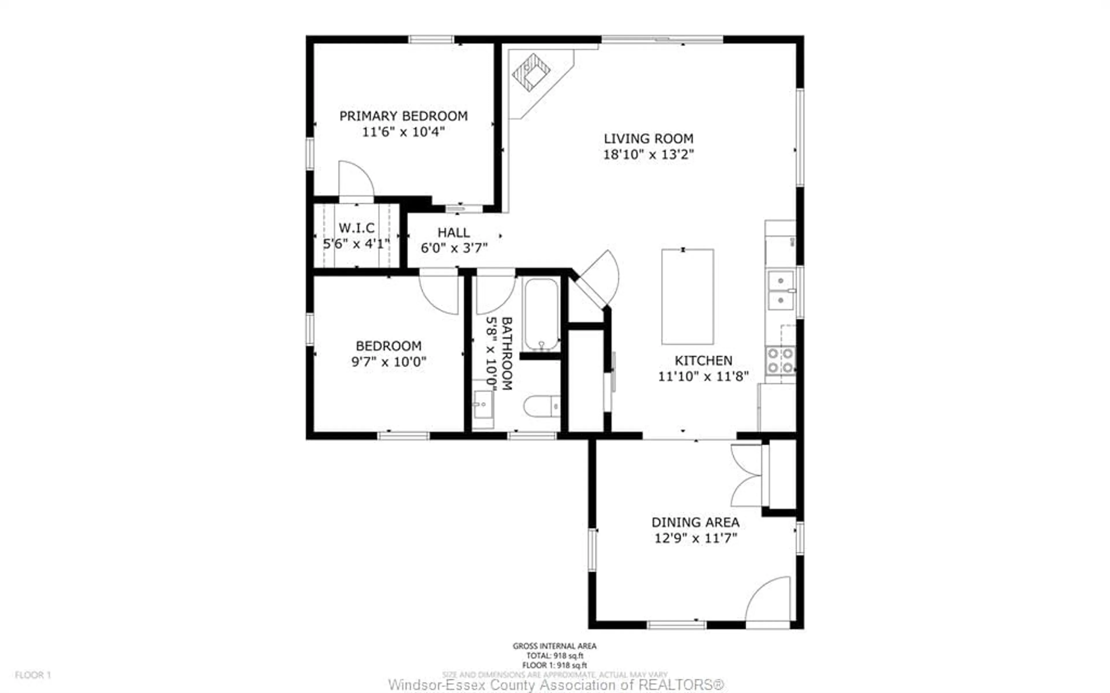 Floor plan for 255 EDWARD Rd, Lakeshore Ontario N0R 1S0