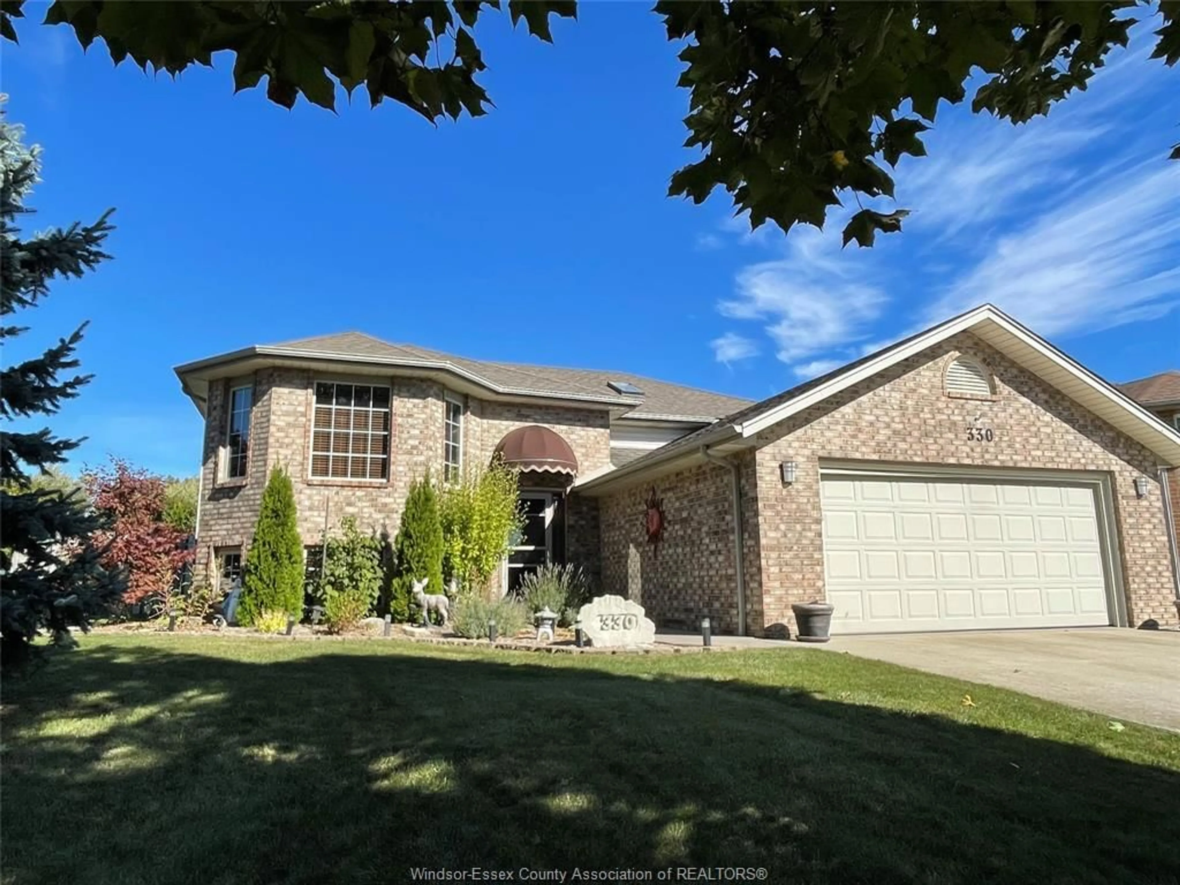 Home with brick exterior material, street for 330 CEDAR RIDGE Ave, Amherstburg Ontario N9V 3W9