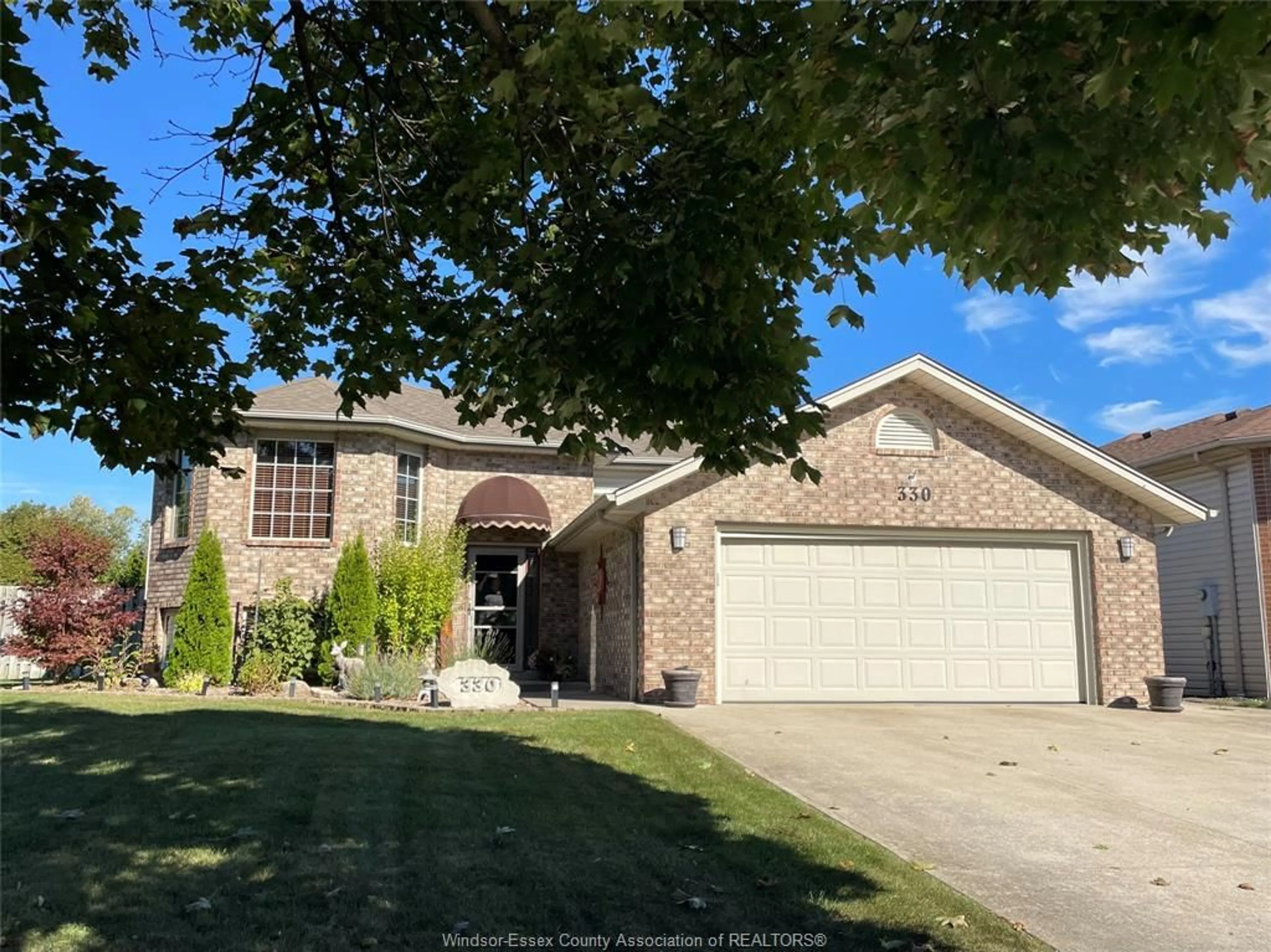 Home with brick exterior material, street for 330 CEDAR RIDGE Ave, Amherstburg Ontario N9V 3W9