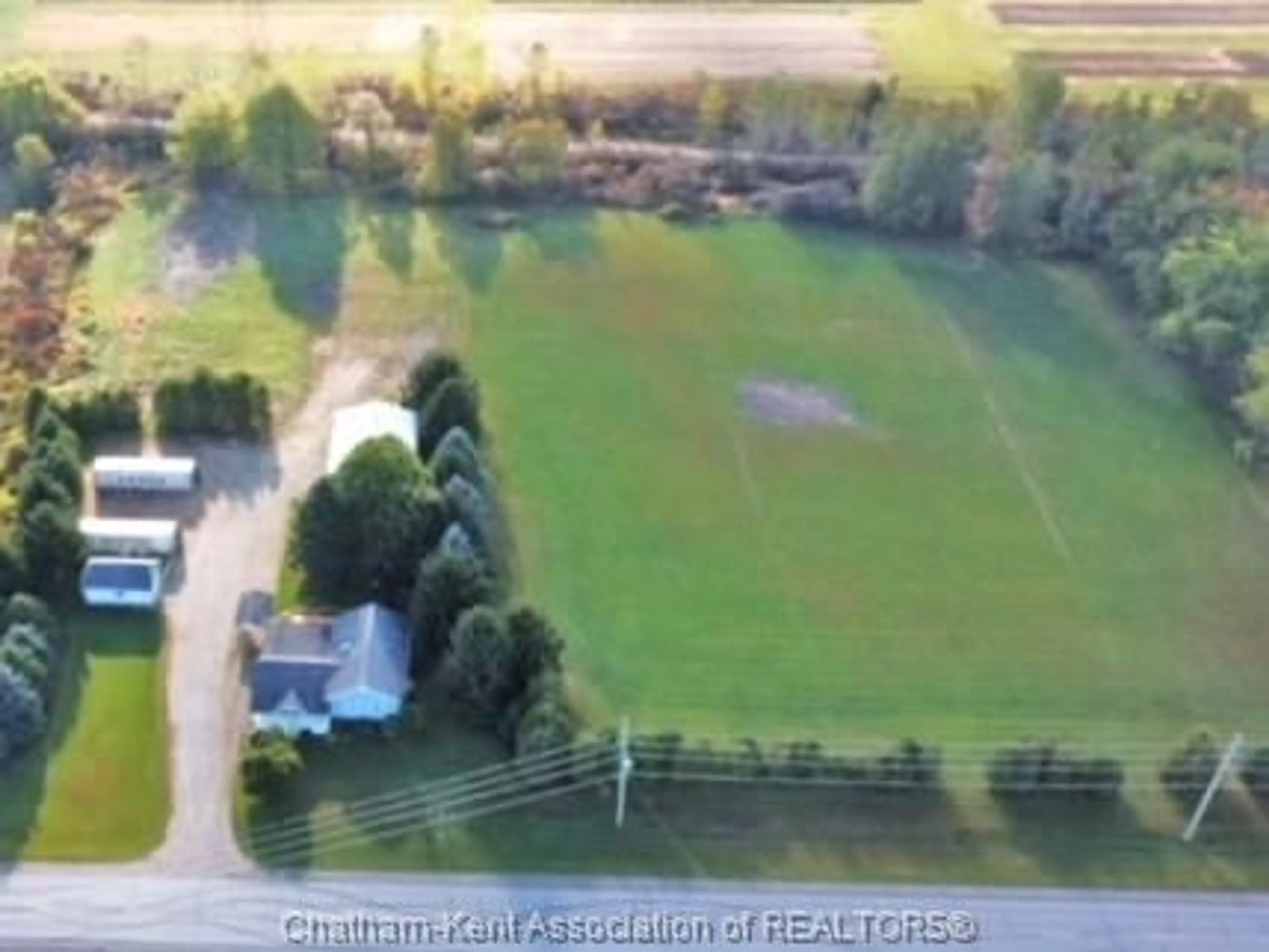 A pic from outside/outdoor area/front of a property/back of a property/a pic from drone, unknown for 12944 GOSNELL Line, Ridgetown Ontario N0P 2C0