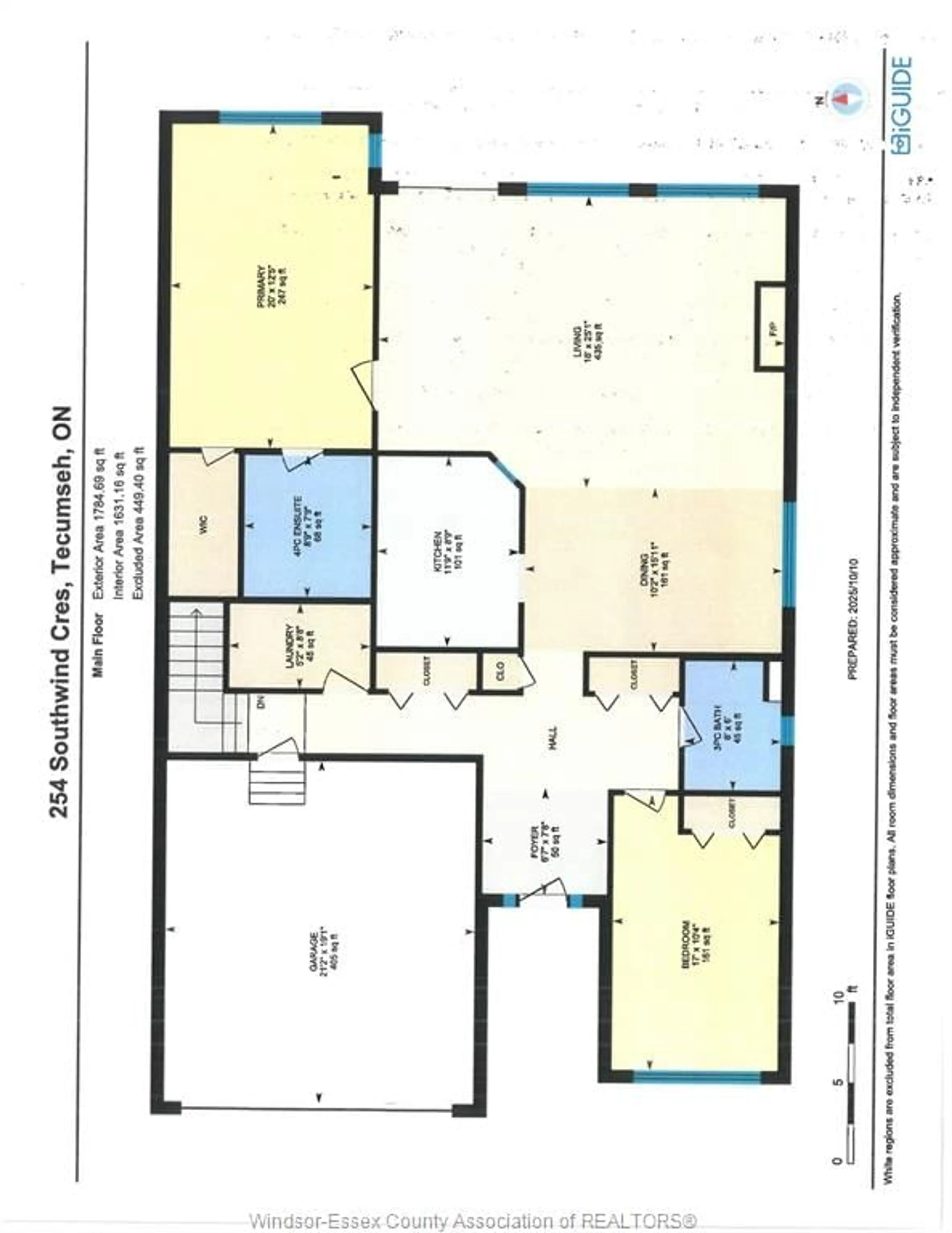 Floor plan for 254 SOUTHWIND, Tecumseh Ontario N8N 4Y5