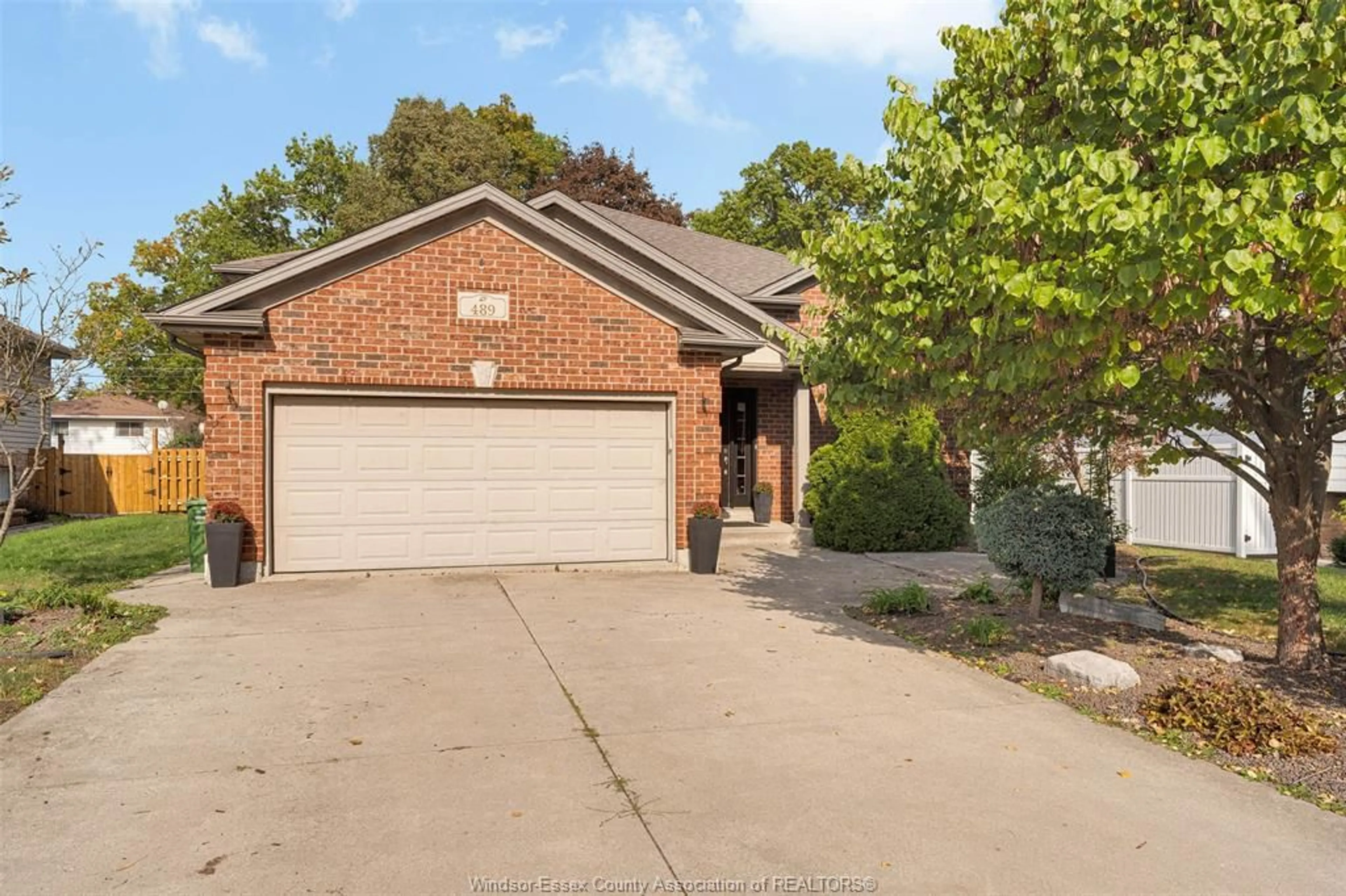Home with brick exterior material, street for 489 Kenwood Blvd., LaSalle Ontario N9J 2L8