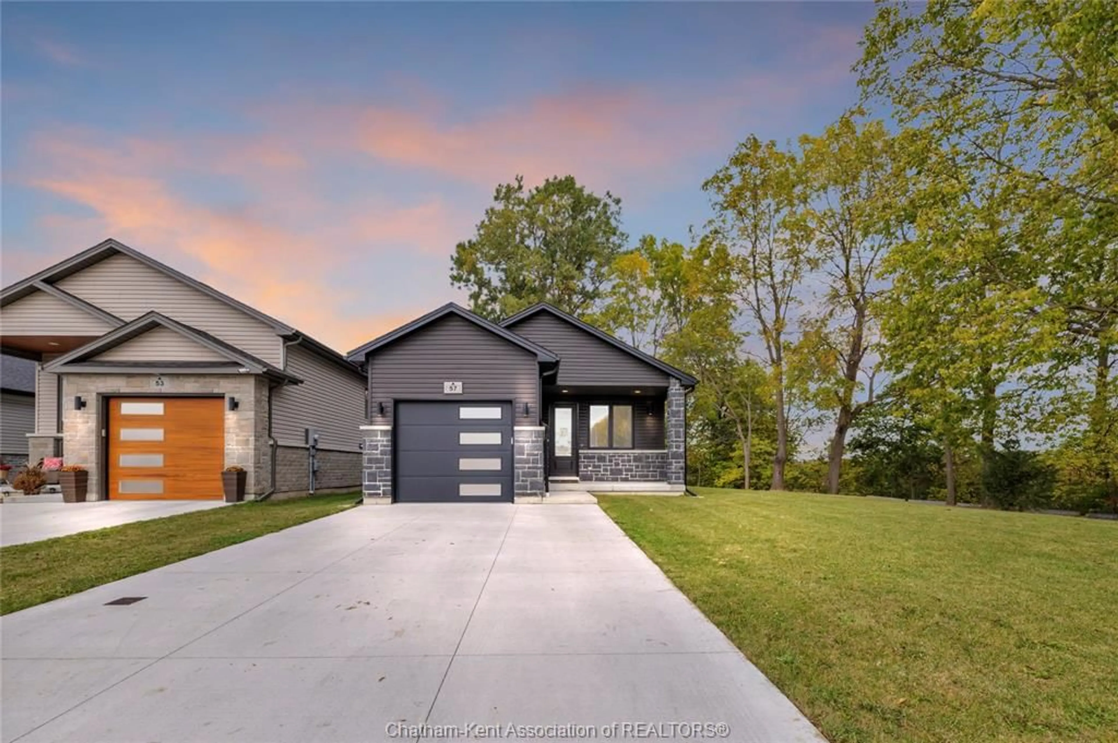 Home with brick exterior material, street for 57 BAFFIN Way, Chatham Ontario N7L 0C4