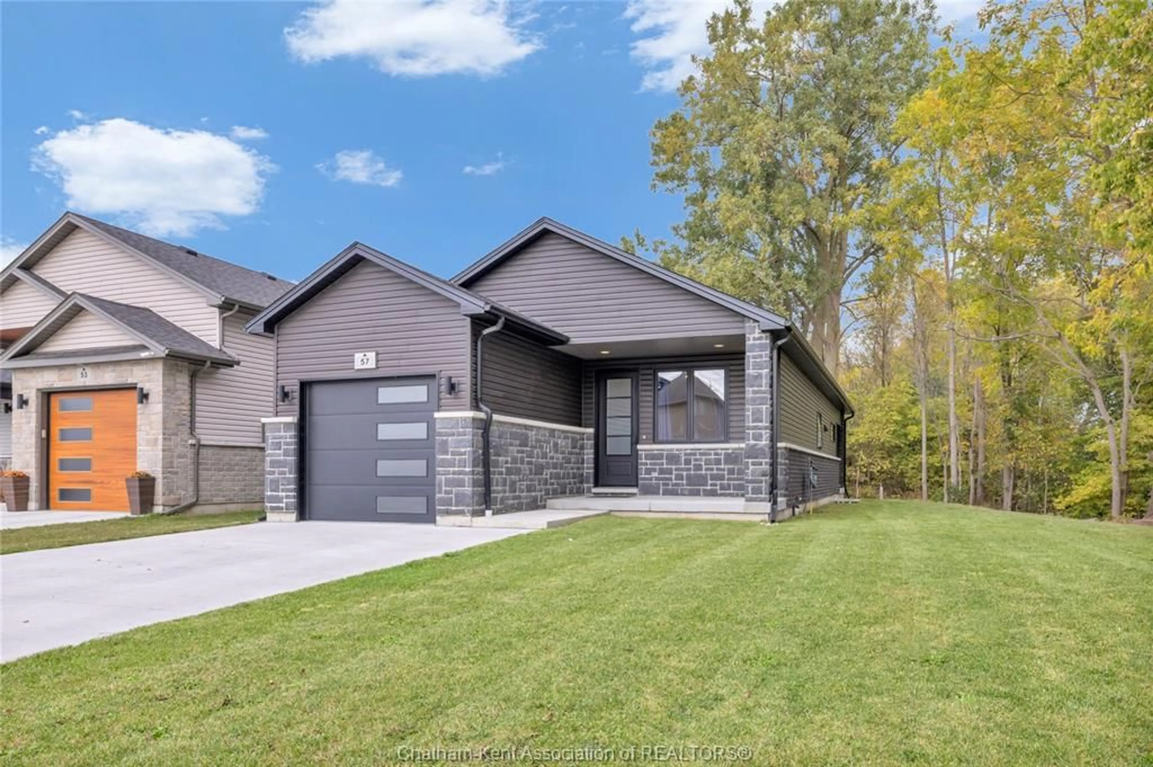 Home with brick exterior material, street for 57 BAFFIN Way, Chatham Ontario N7L 0C4