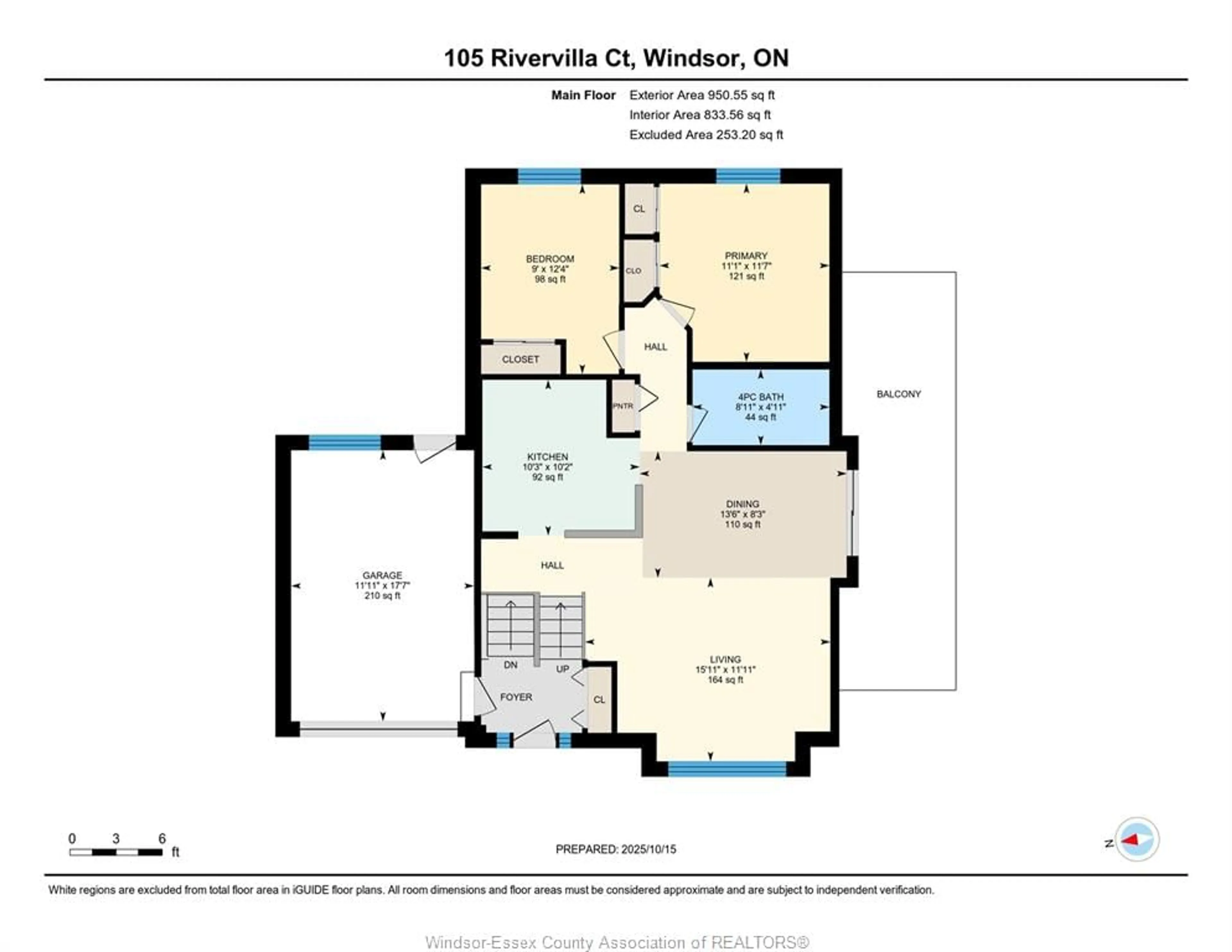 Floor plan for 105 Rivervilla Crt, LaSalle Ontario N9J 3N8