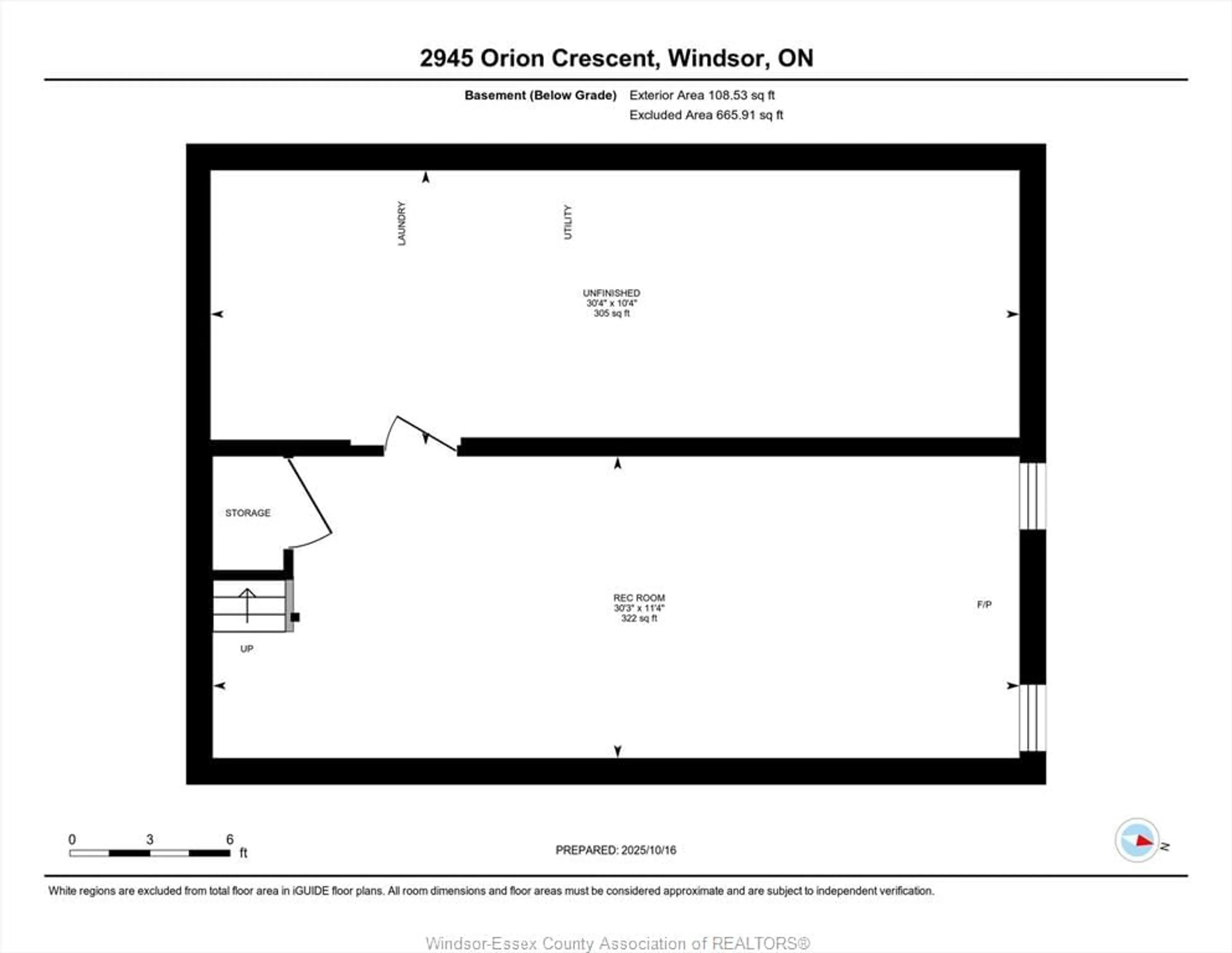 Floor plan for 2945 ORION Cres, Windsor Ontario N9E 2Z3