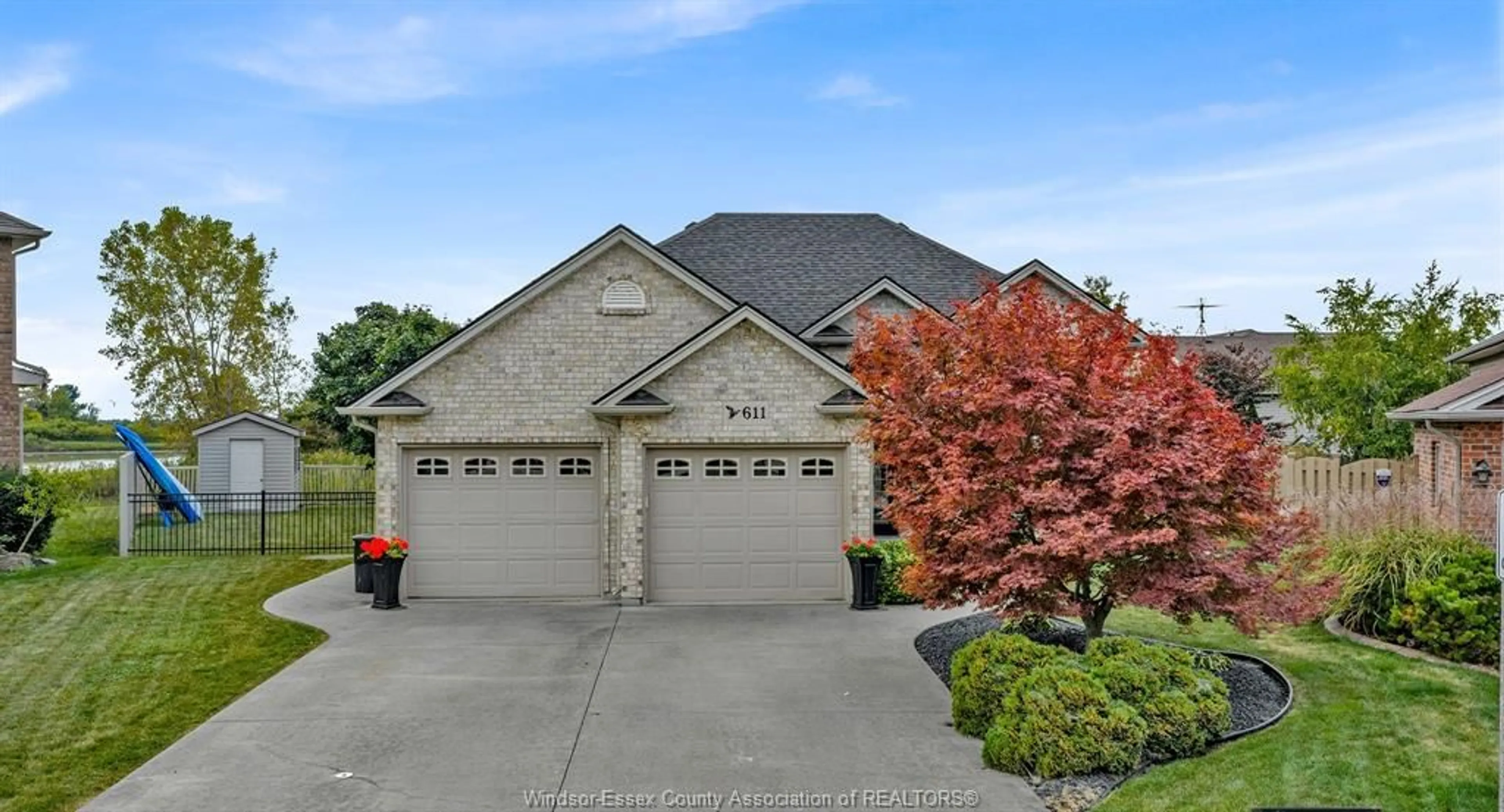 Home with brick exterior material, street for 611 ROBERT Crt, Belle River Ontario N0R 1A0