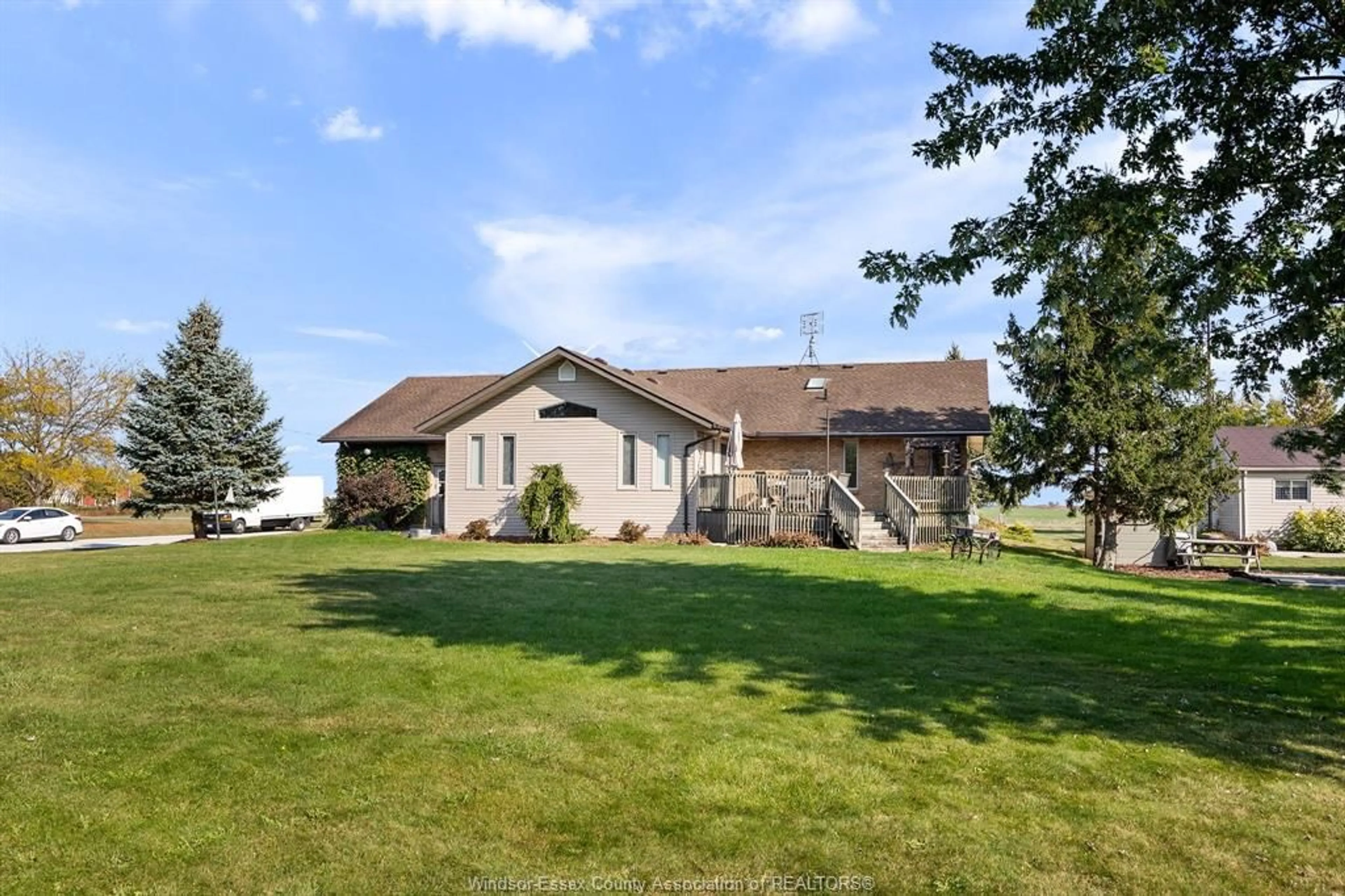A pic from outside/outdoor area/front of a property/back of a property/a pic from drone, water/lake/river/ocean view for 685 EAST RUSCOM RIVER Rd, Lakeshore Ontario N0R 1S0
