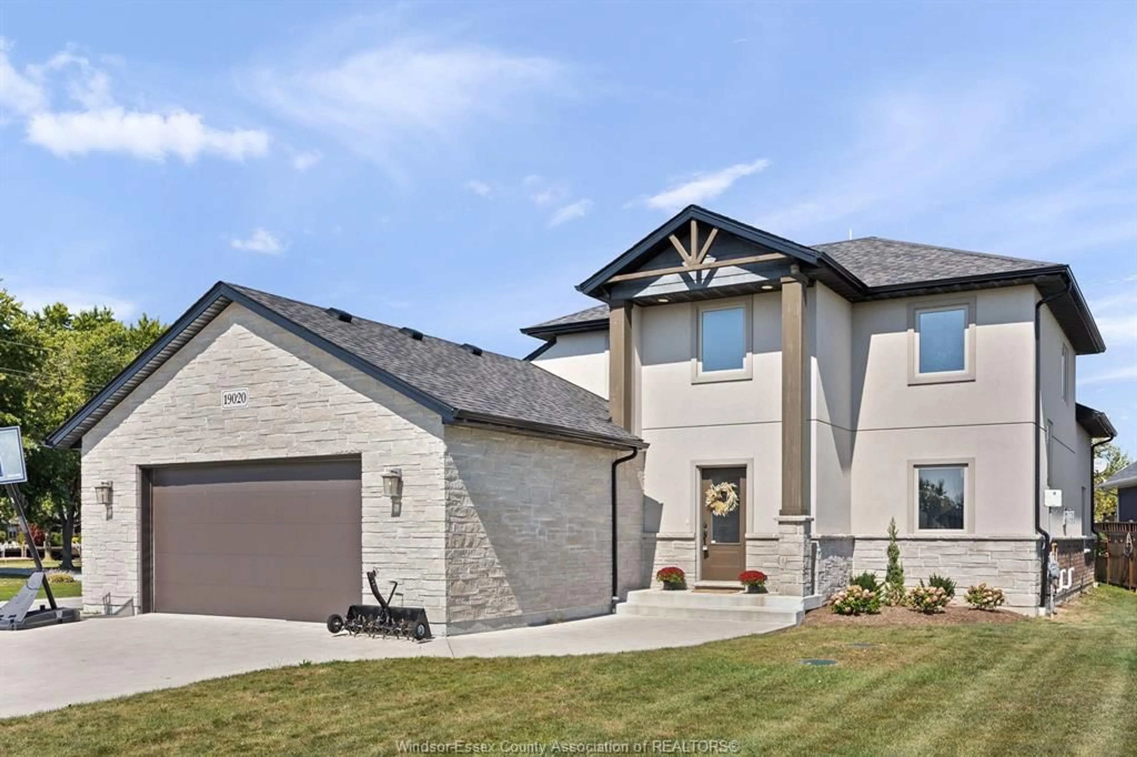 Home with brick exterior material, street for 19020 HAVEN Ave, Lakeshore Ontario N0P 2L0