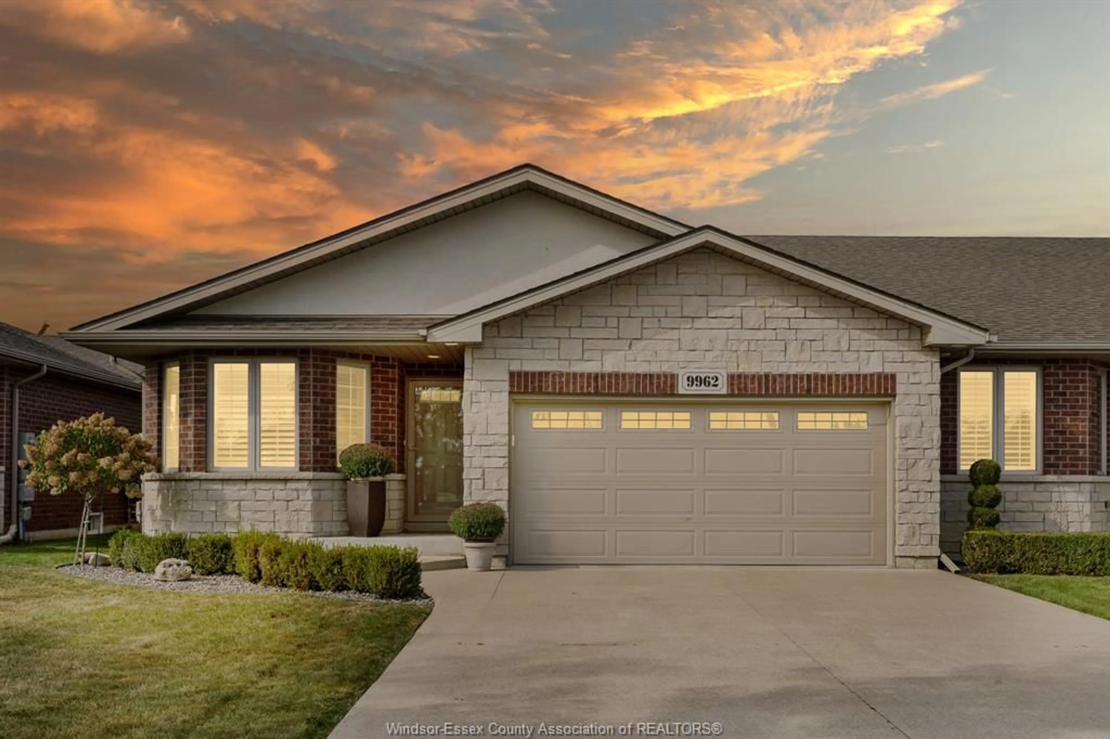 Home with brick exterior material, street for 9962 Little River Blvd, Windsor Ontario N8P 1Z2