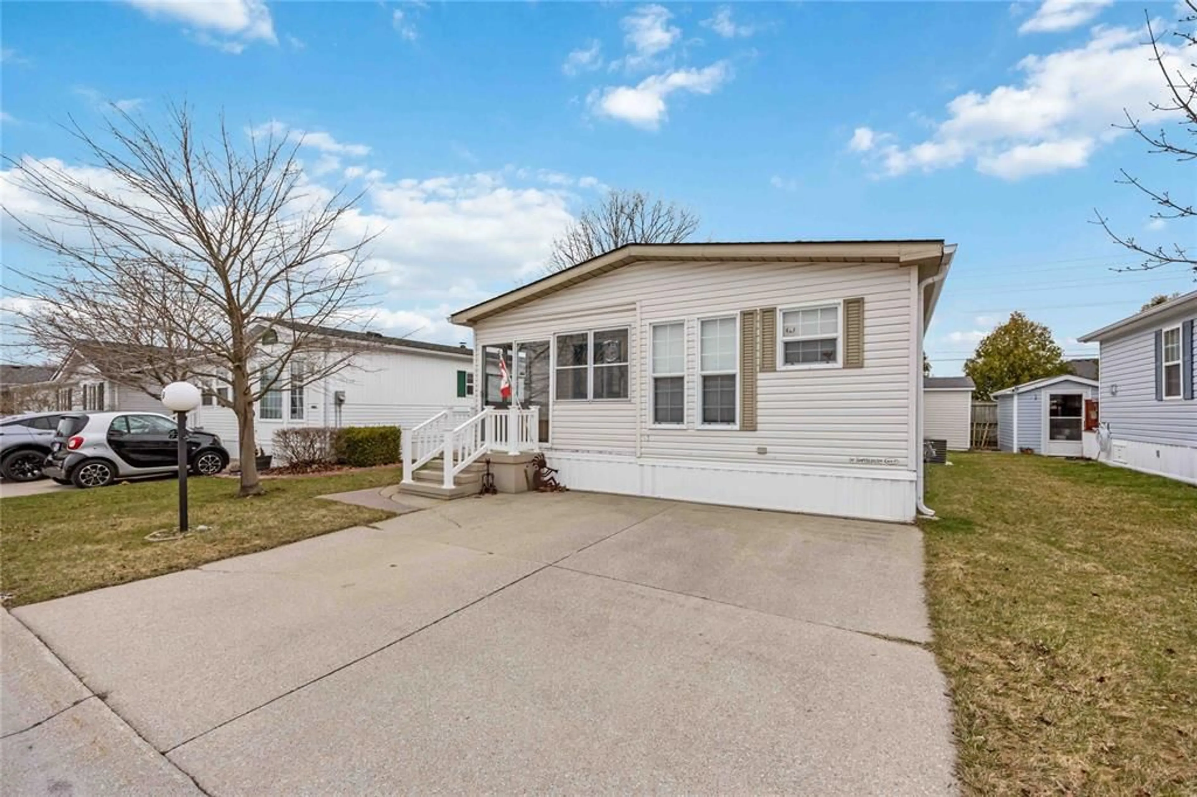 Home with vinyl exterior material, street for 5700 Blackwell Sideroad #29, Sarnia Ontario N7W 1B7