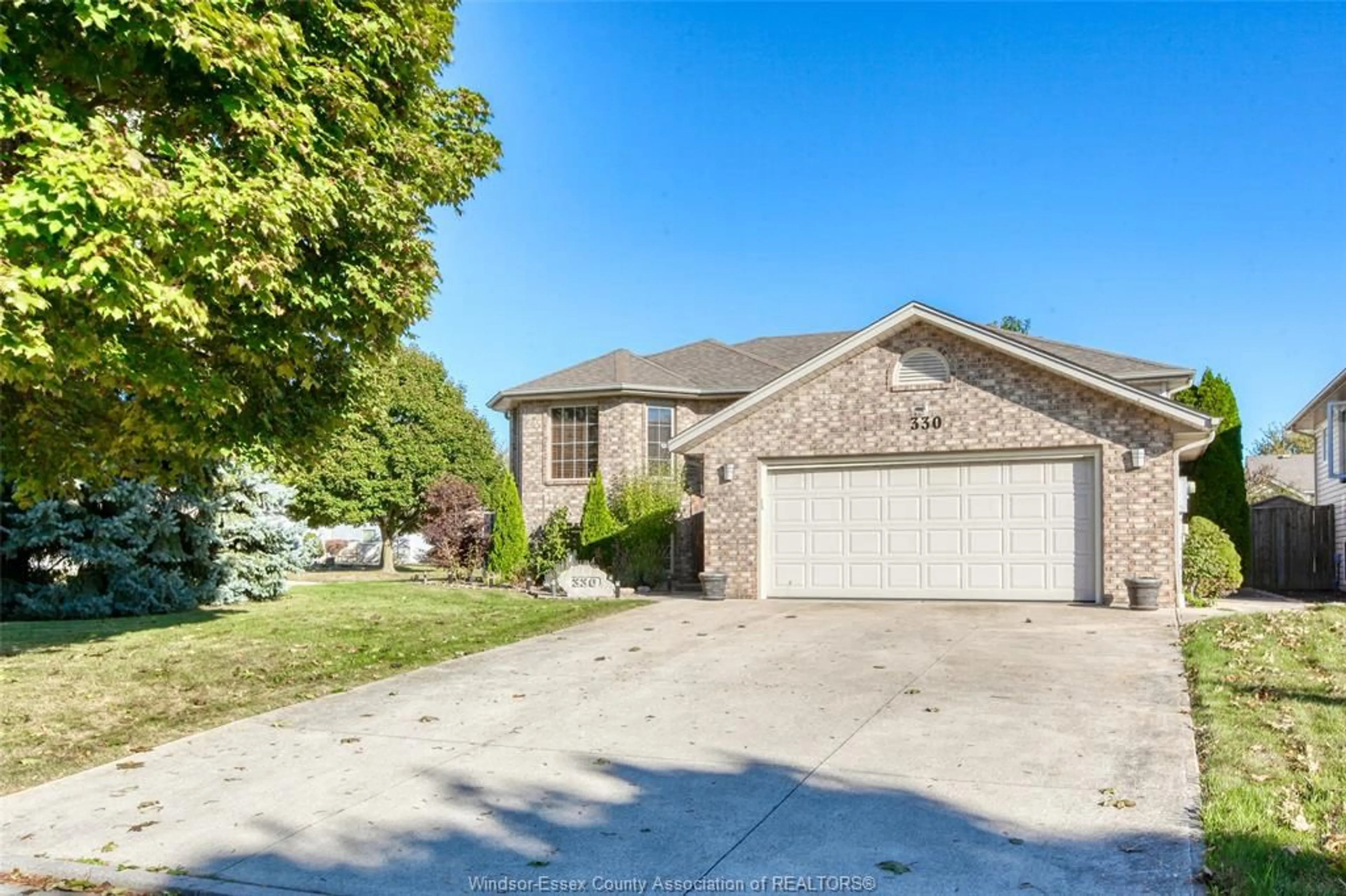 Home with brick exterior material, street for 330 CEDAR RIDGE Ave, Amherstburg Ontario N9V 3W9