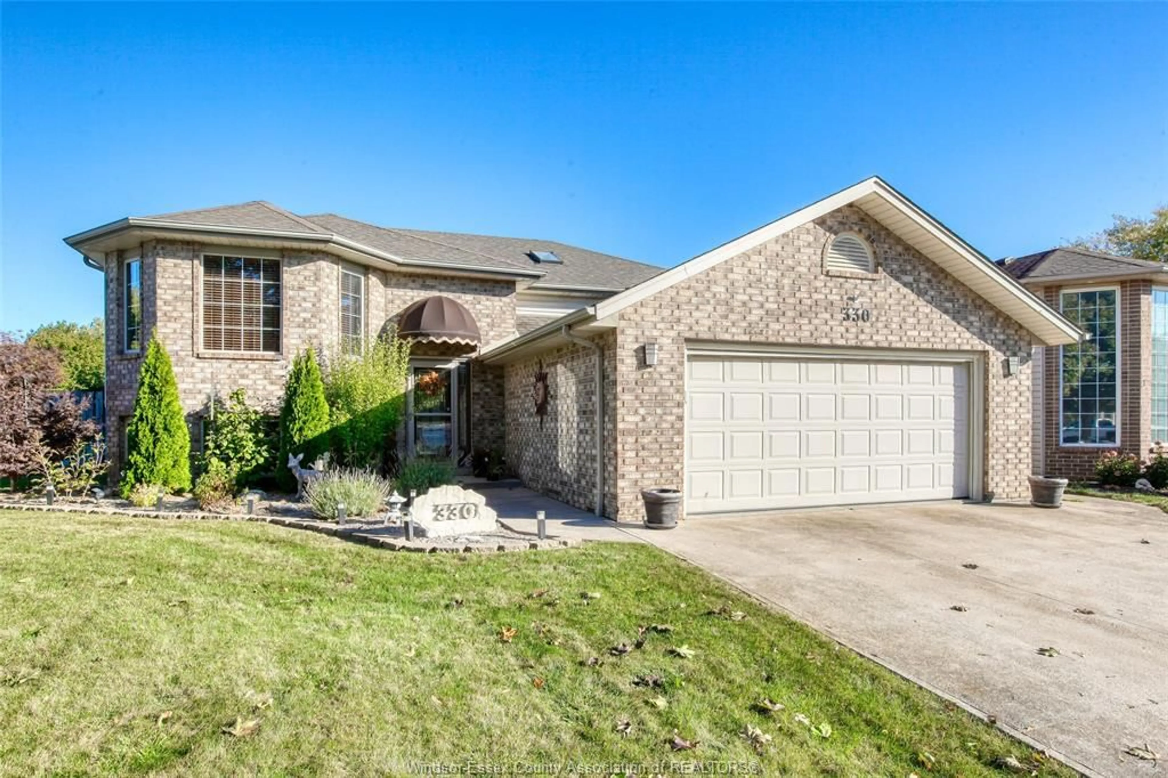 Home with brick exterior material, street for 330 CEDAR RIDGE Ave, Amherstburg Ontario N9V 3W9