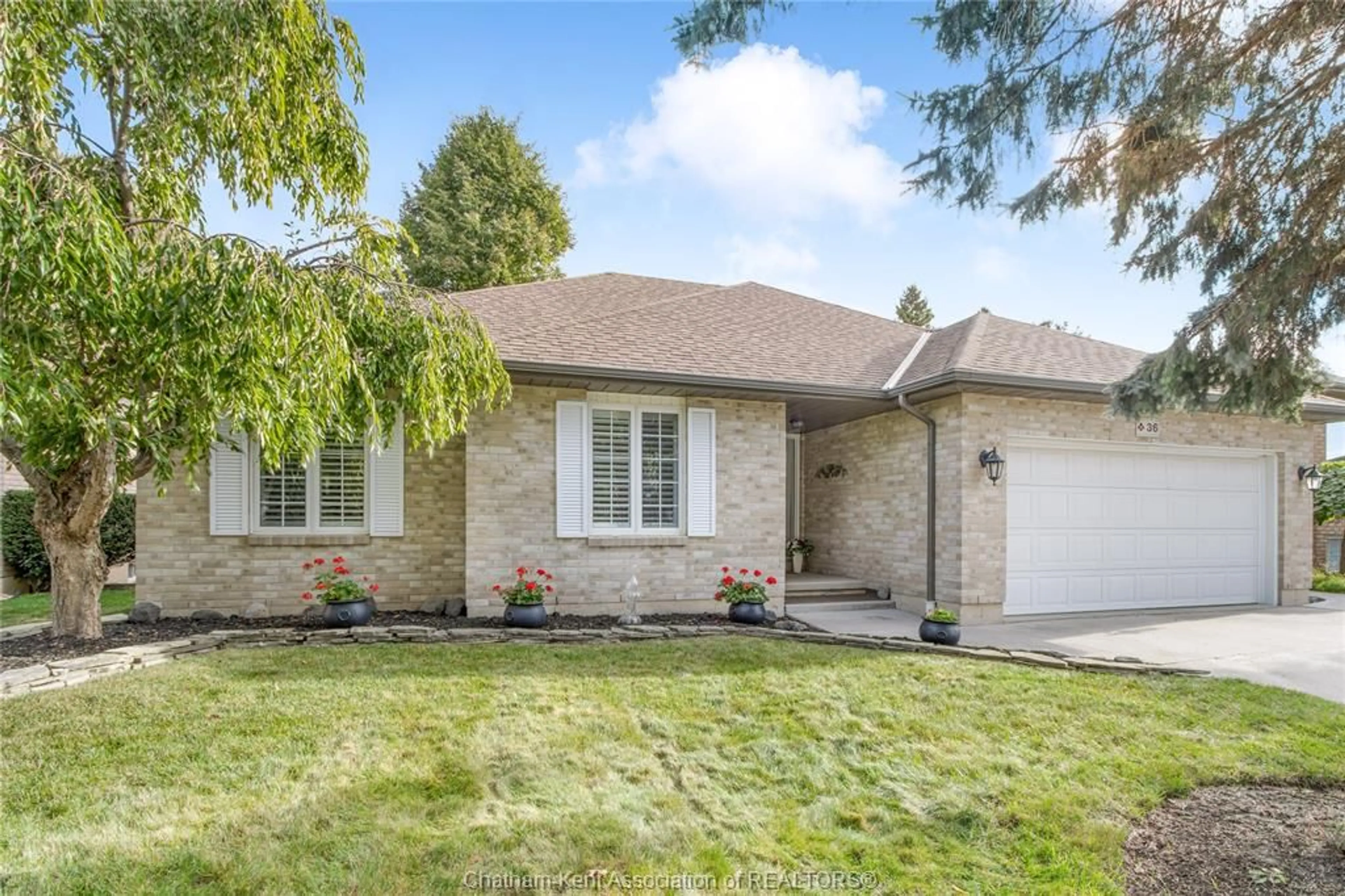 Home with brick exterior material, street for 36 Garden Path, Chatham Ontario N7L 5L5