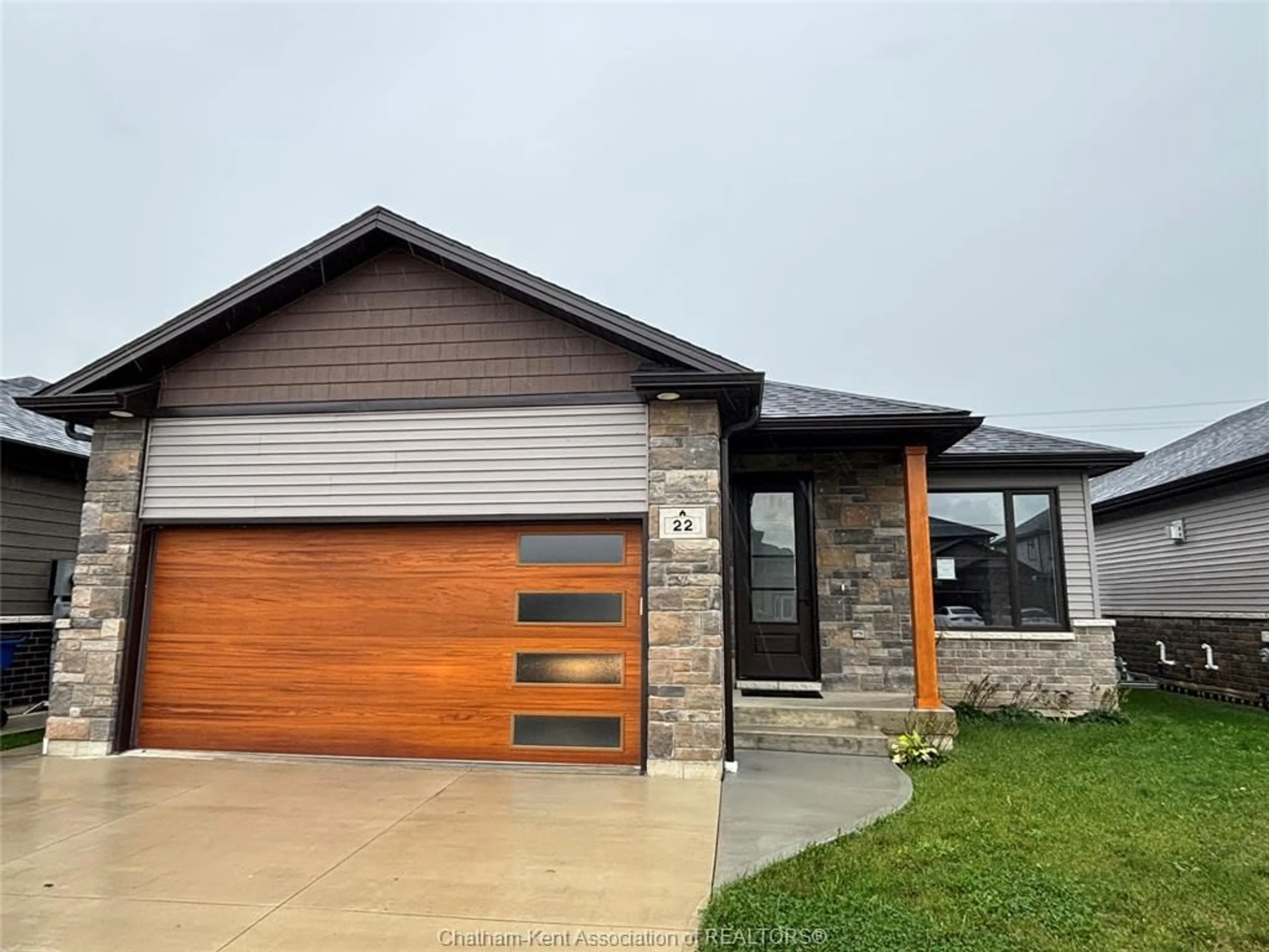 Home with brick exterior material, street for 22 Evening Dr, Chatham Ontario N7L 0B6