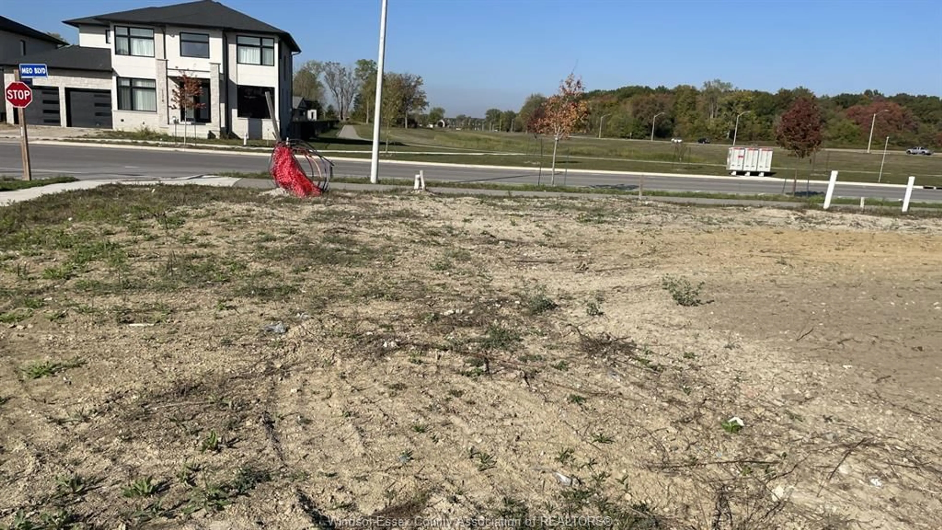 A pic from outside/outdoor area/front of a property/back of a property/a pic from drone, street for 7325 MEO Blvd, LaSalle Ontario N9H 1H5