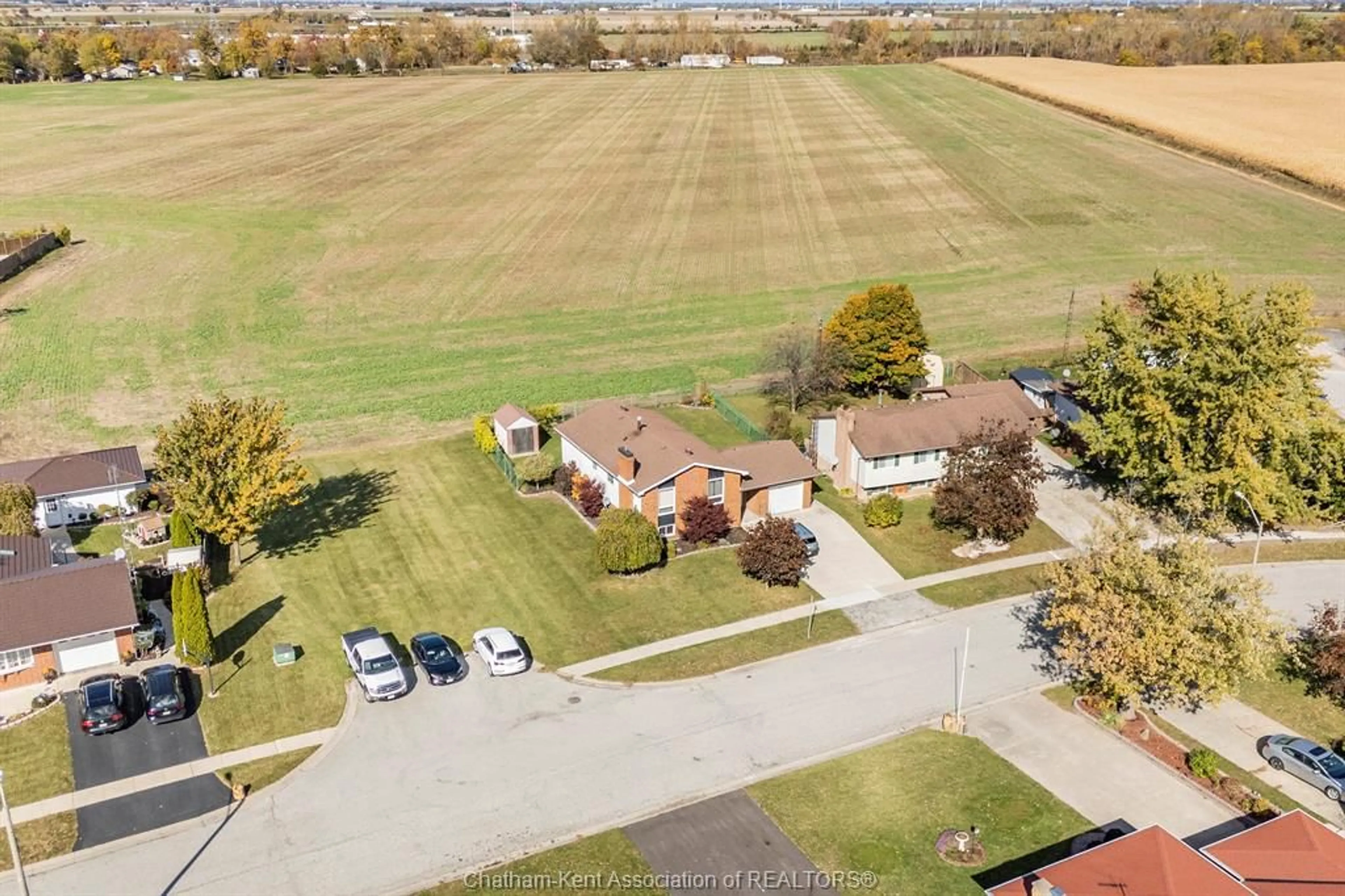 A pic from outside/outdoor area/front of a property/back of a property/a pic from drone, street for 7152 William St, Comber Ontario N0P 1J0
