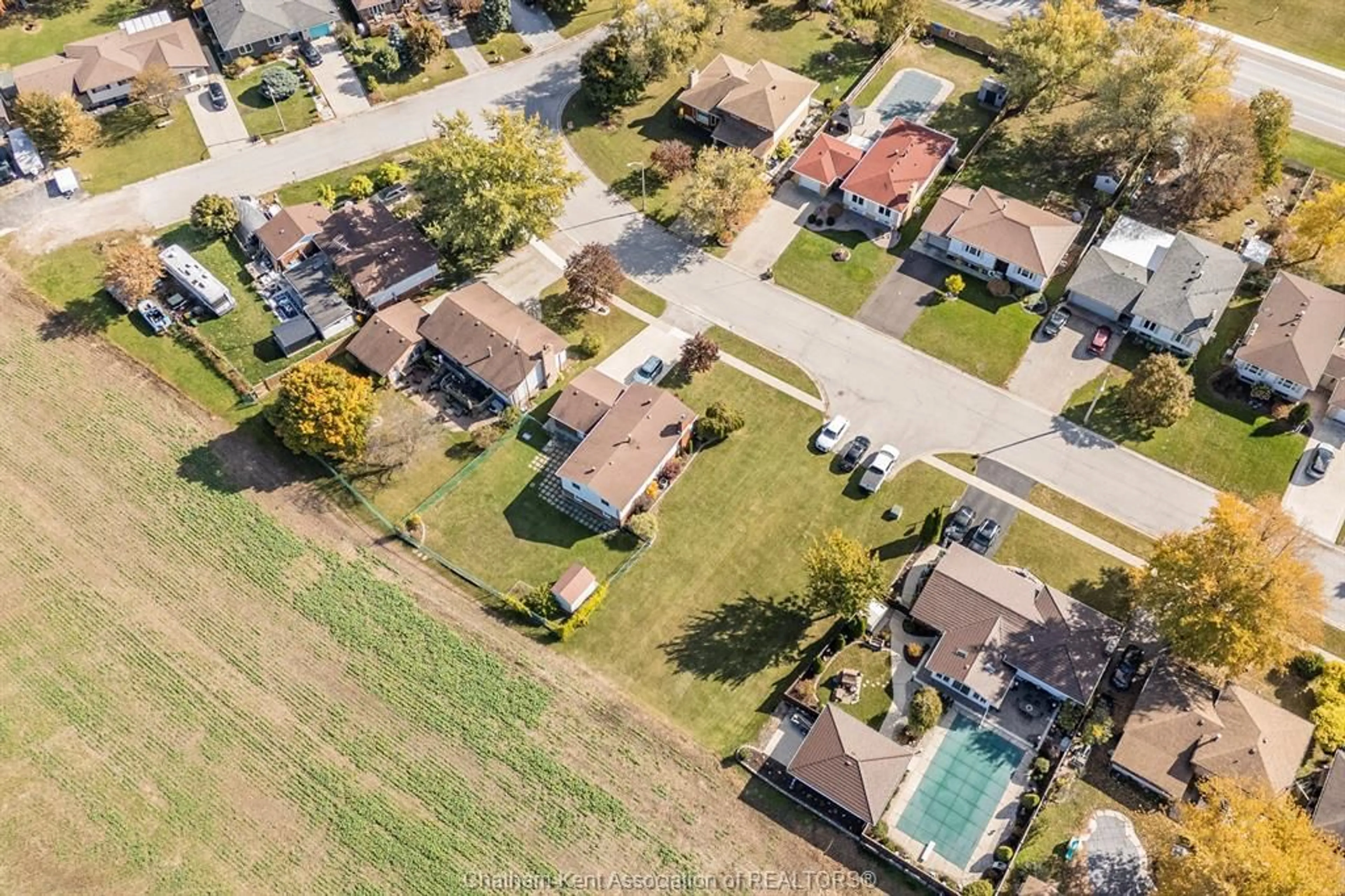 A pic from outside/outdoor area/front of a property/back of a property/a pic from drone, street for 7152 William St, Comber Ontario N0P 1J0