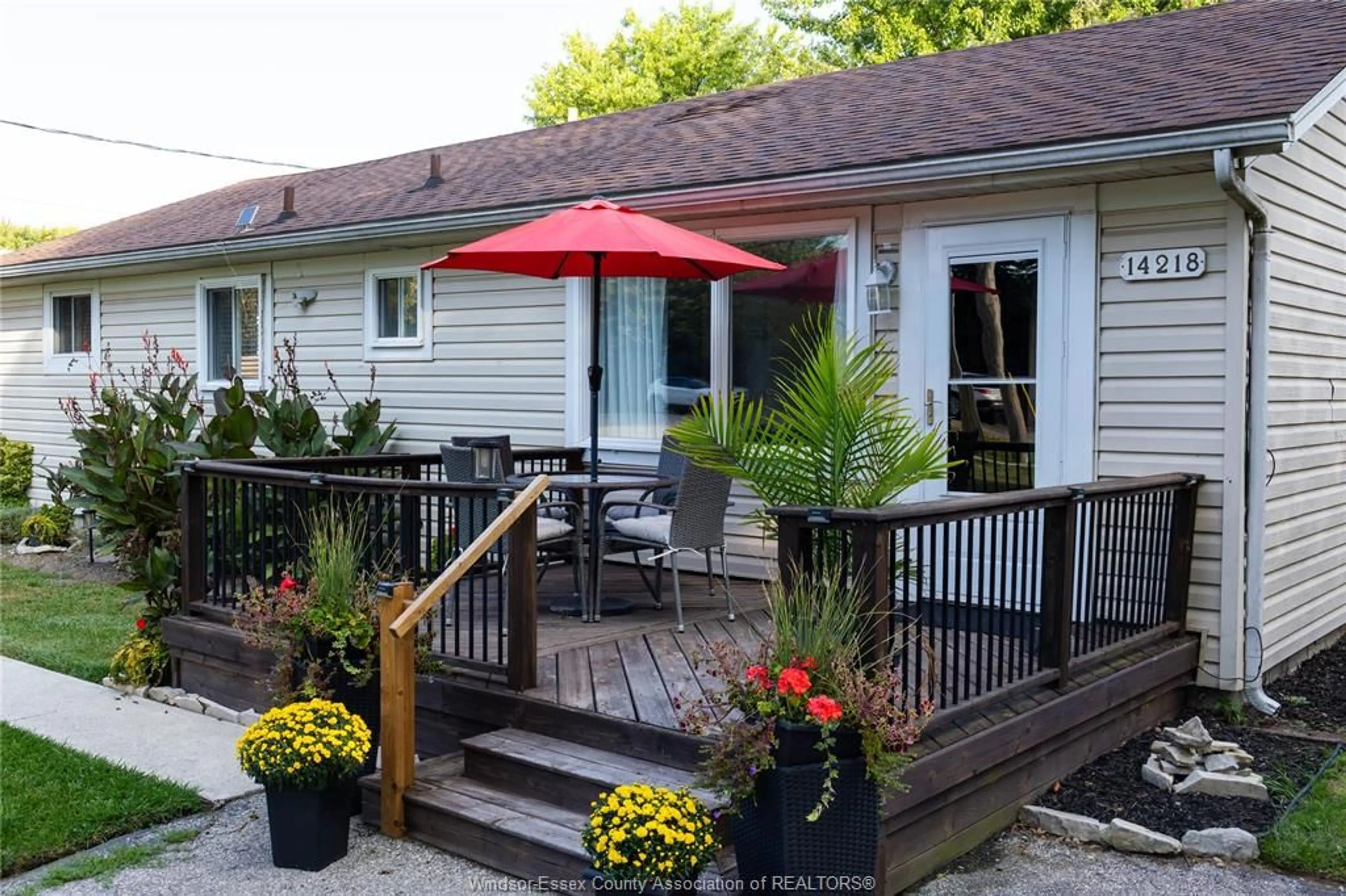 Patio, street for 14218 TECUMSEH, Tecumseh Ontario N8N 1M7