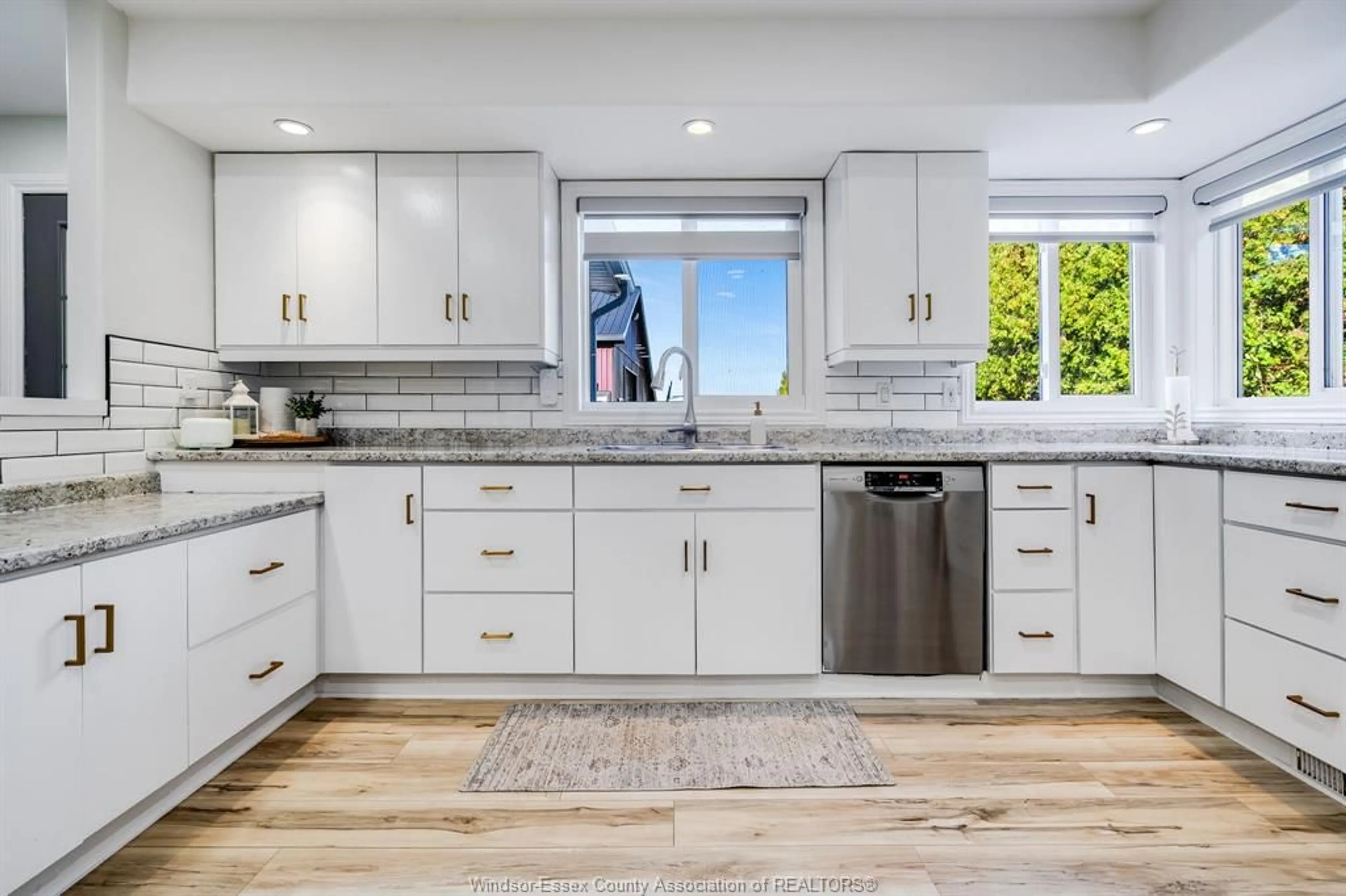 Contemporary kitchen, ceramic/tile floor for 2329 Deer Run Rd, Leamington Ontario N0P 2P0