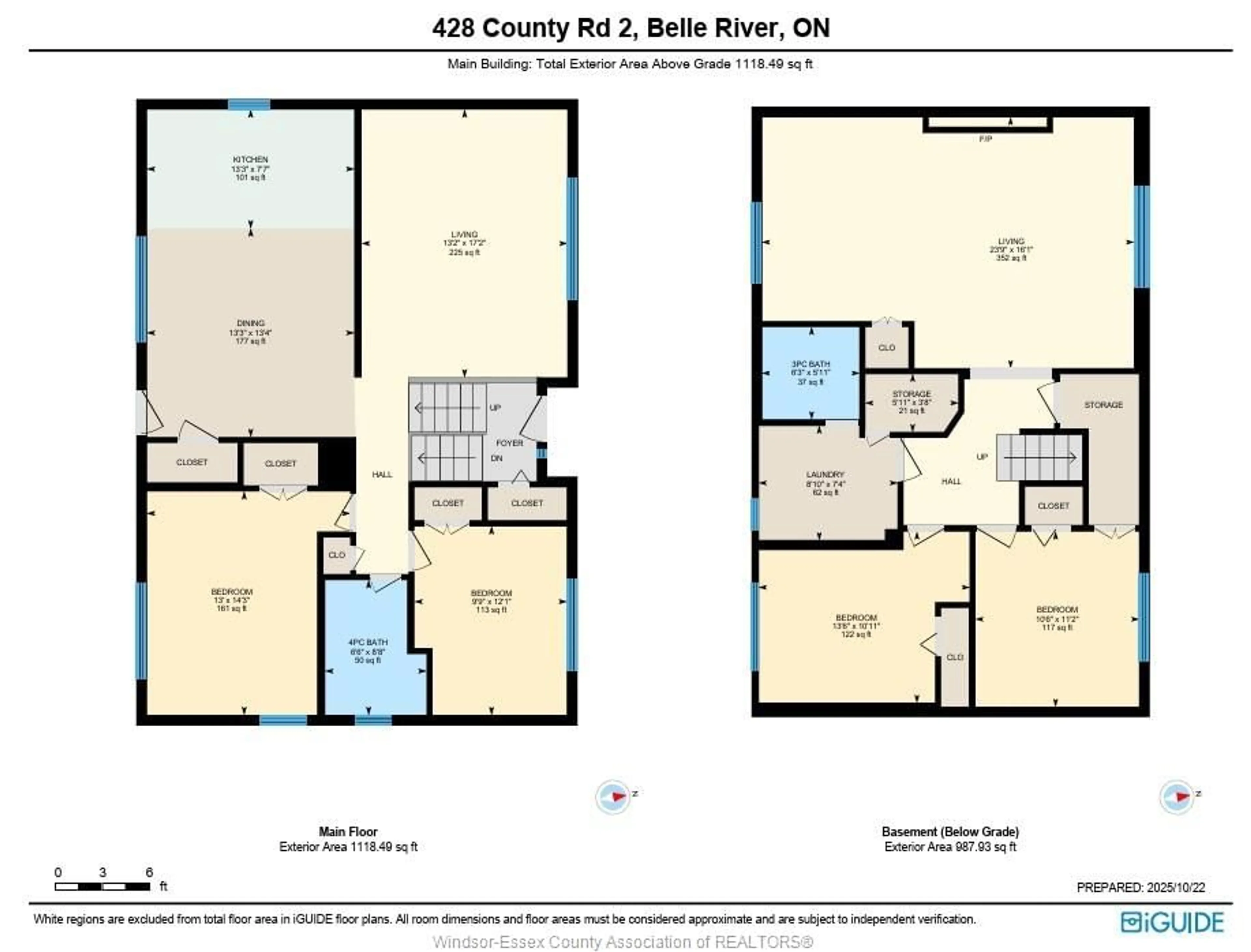 Floor plan for 428 COUNTY RD 2, Lakeshore Ontario N8L 1K1