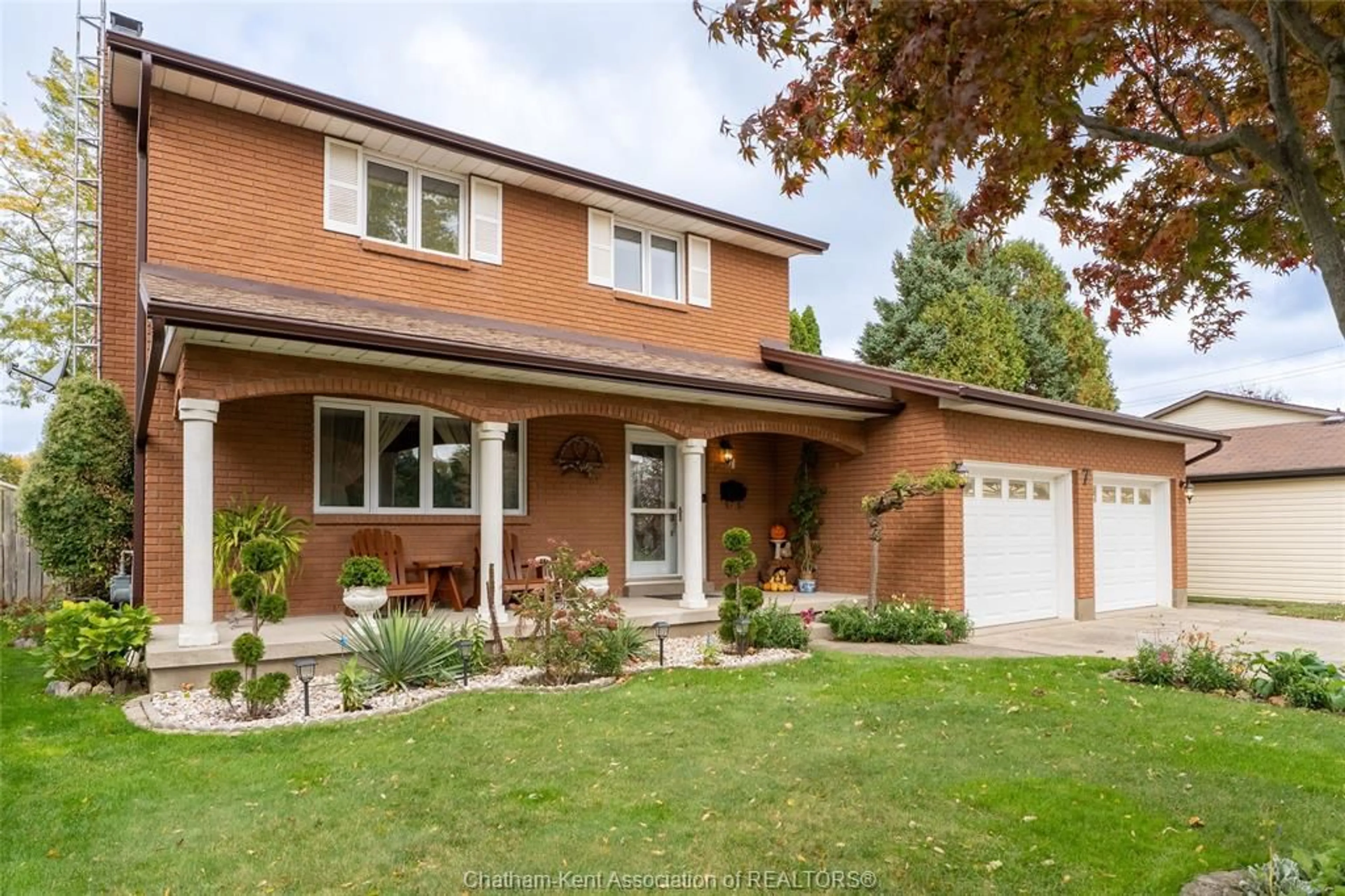 Home with brick exterior material, street for 7 Balmoral Rd, Chatham Ontario N7L 4P7