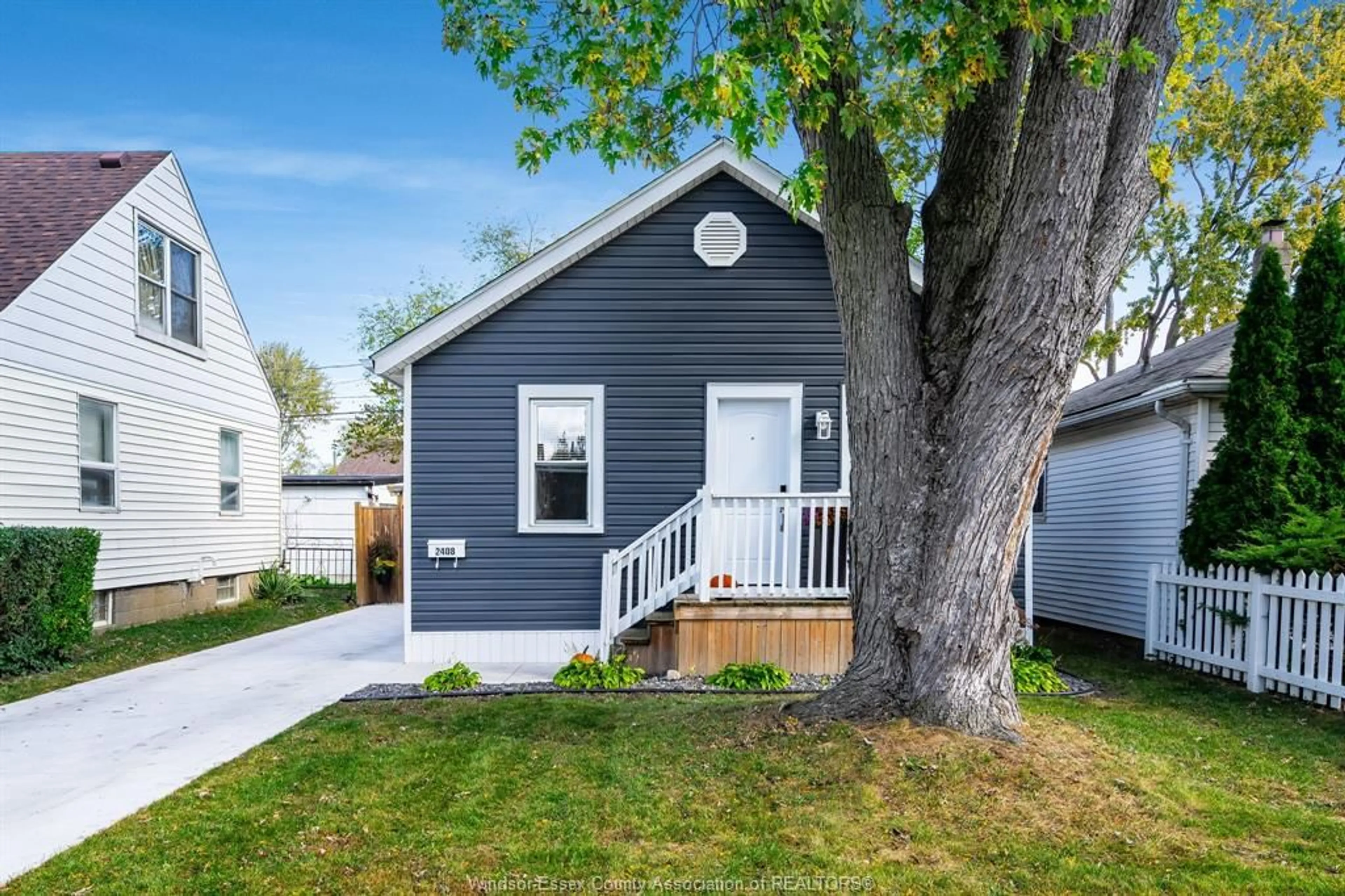 Home with vinyl exterior material, street for 2408 George Ave, Windsor Ontario N8W 4M5