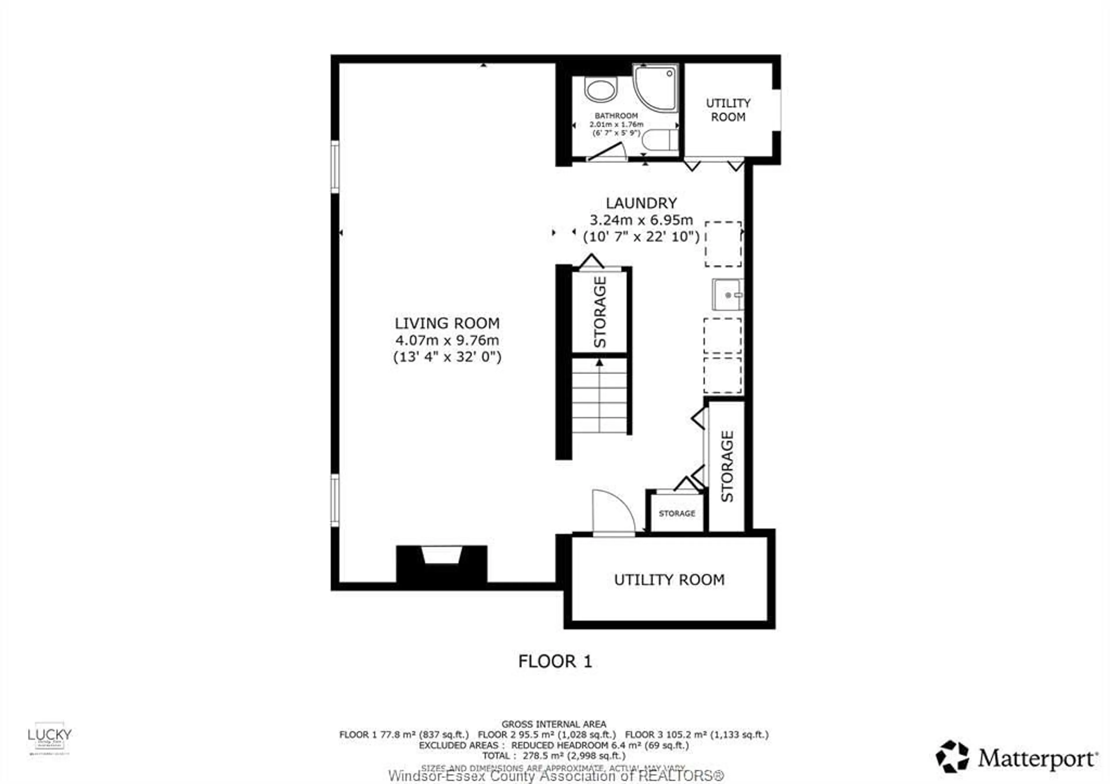 Floor plan for 12605 LITTLE RIVER Blvd, Tecumseh Ontario N8N 4B9