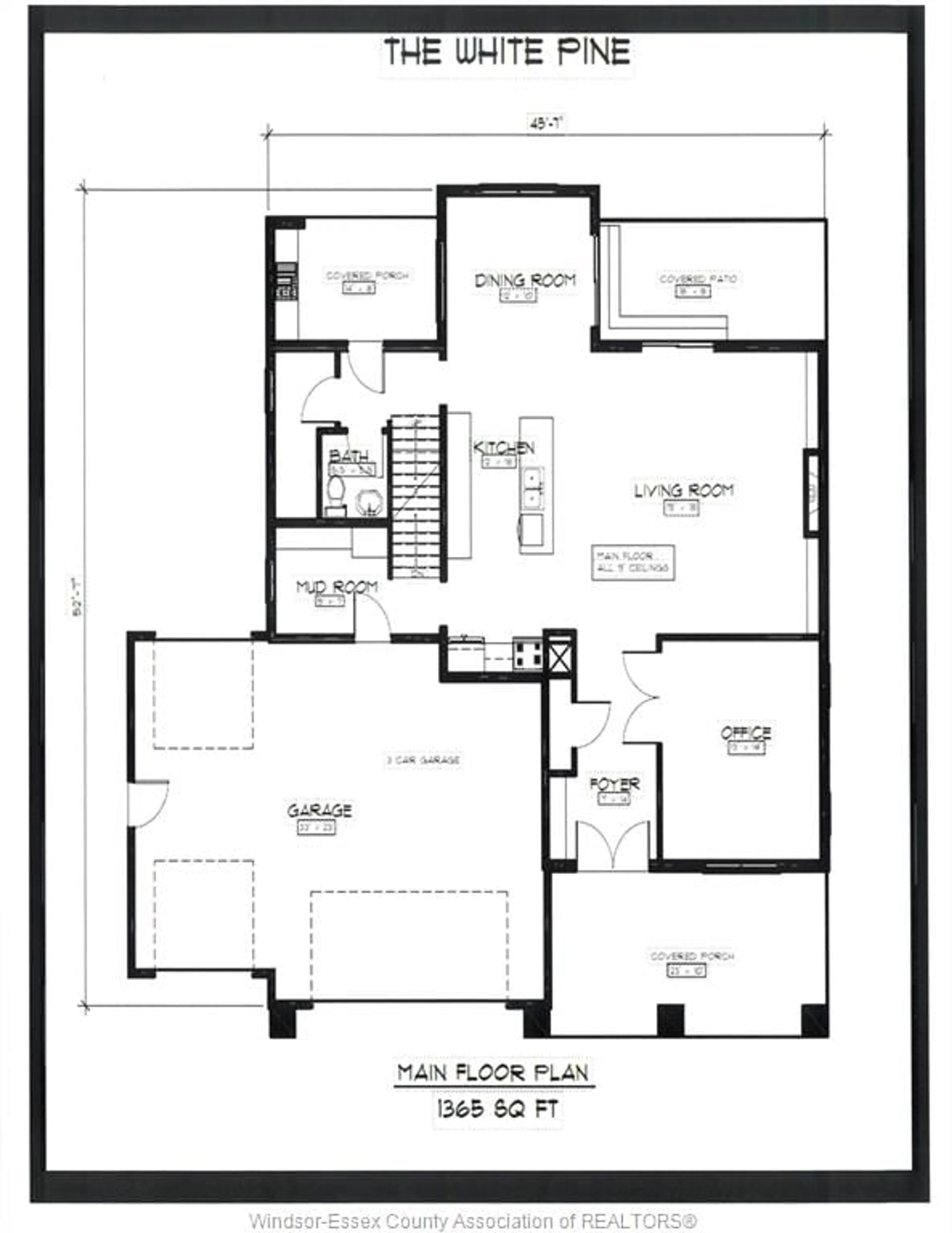 Floor plan for 32 BRITTANY Cres, Amherstburg Ontario N9V 2R7