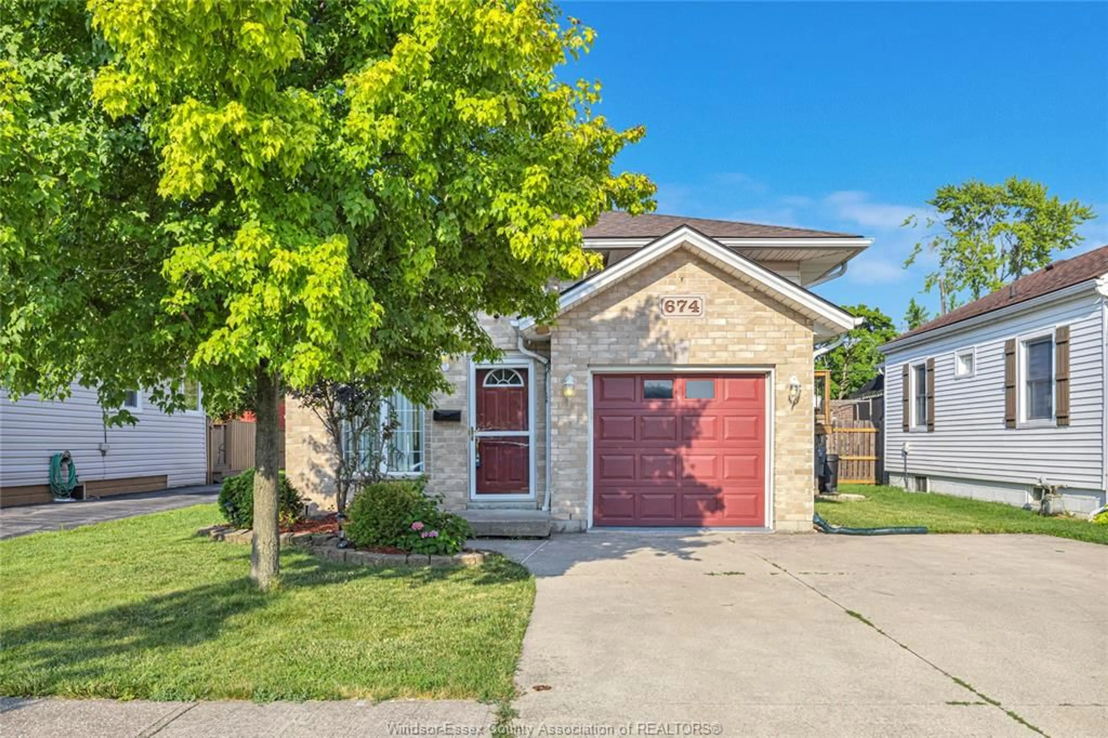 Home with brick exterior material, street for 674 LABUTE, Tecumseh Ontario N8N 2B3