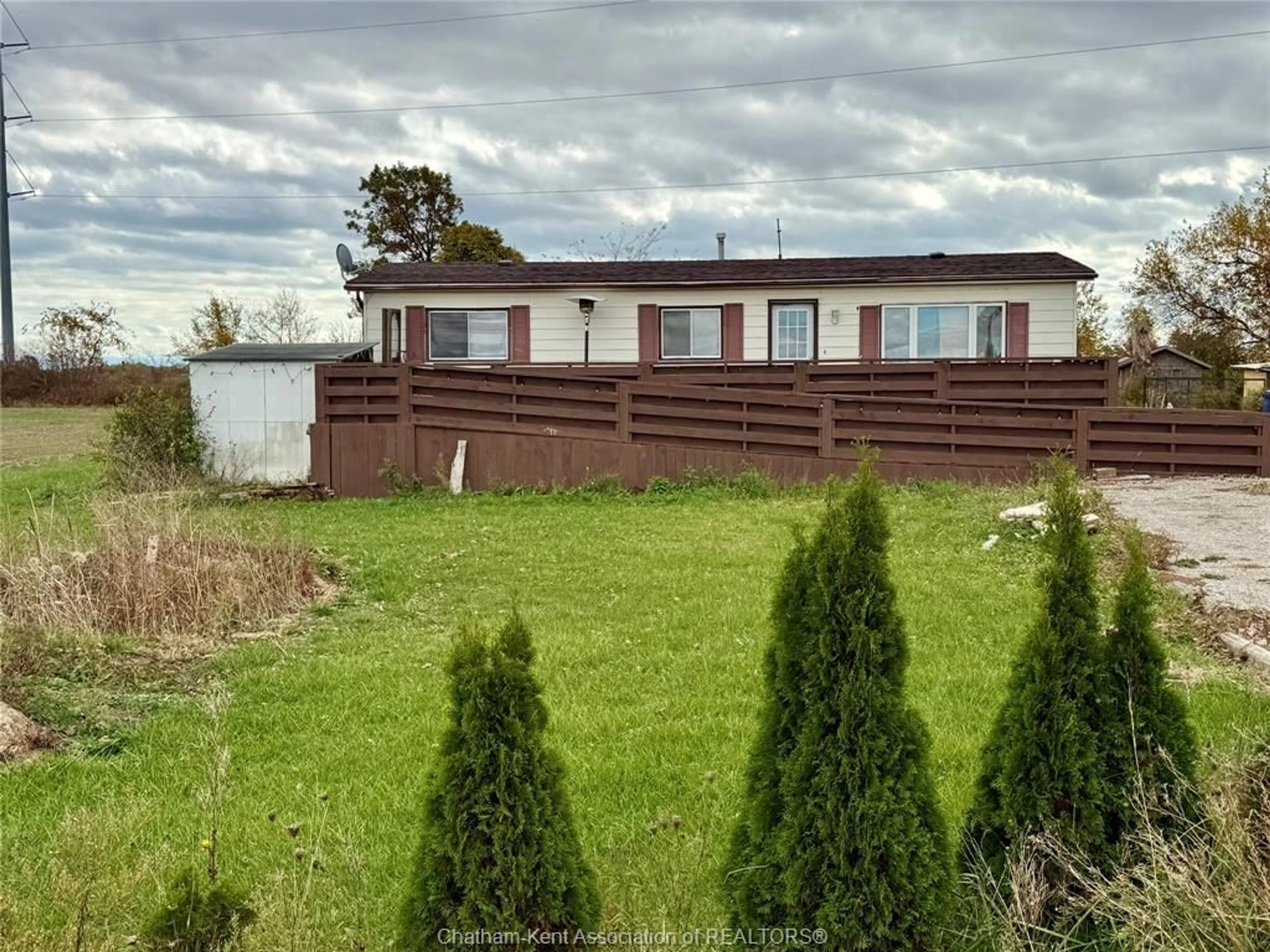 A pic from outside/outdoor area/front of a property/back of a property/a pic from drone, unknown for 6514 Eighth Line, North Buxton Ontario N0P 1Y0