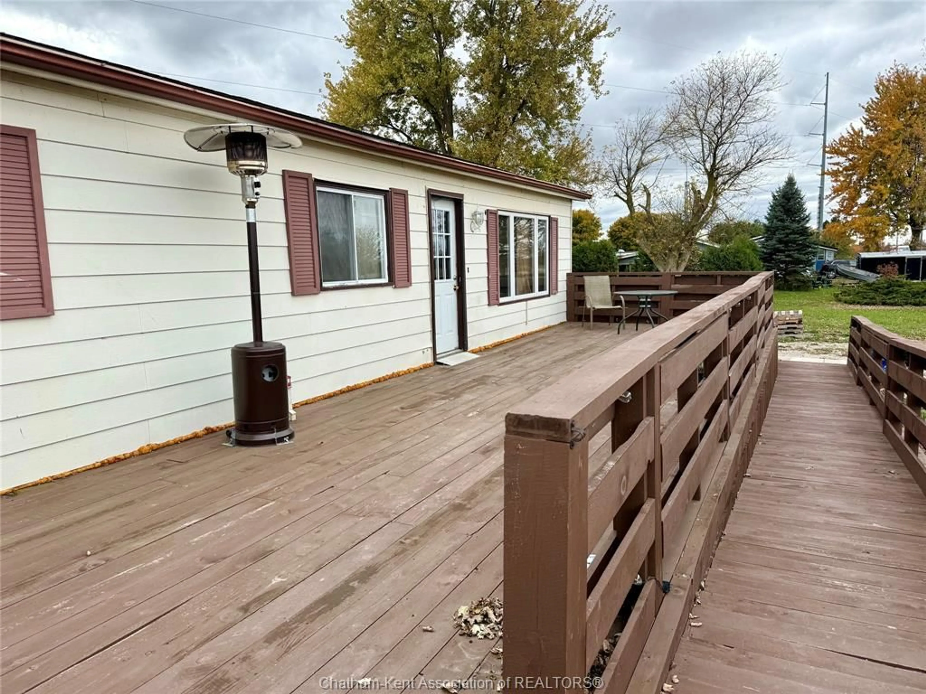 A pic from outside/outdoor area/front of a property/back of a property/a pic from drone, water/lake/river/ocean view for 6514 Eighth Line, North Buxton Ontario N0P 1Y0