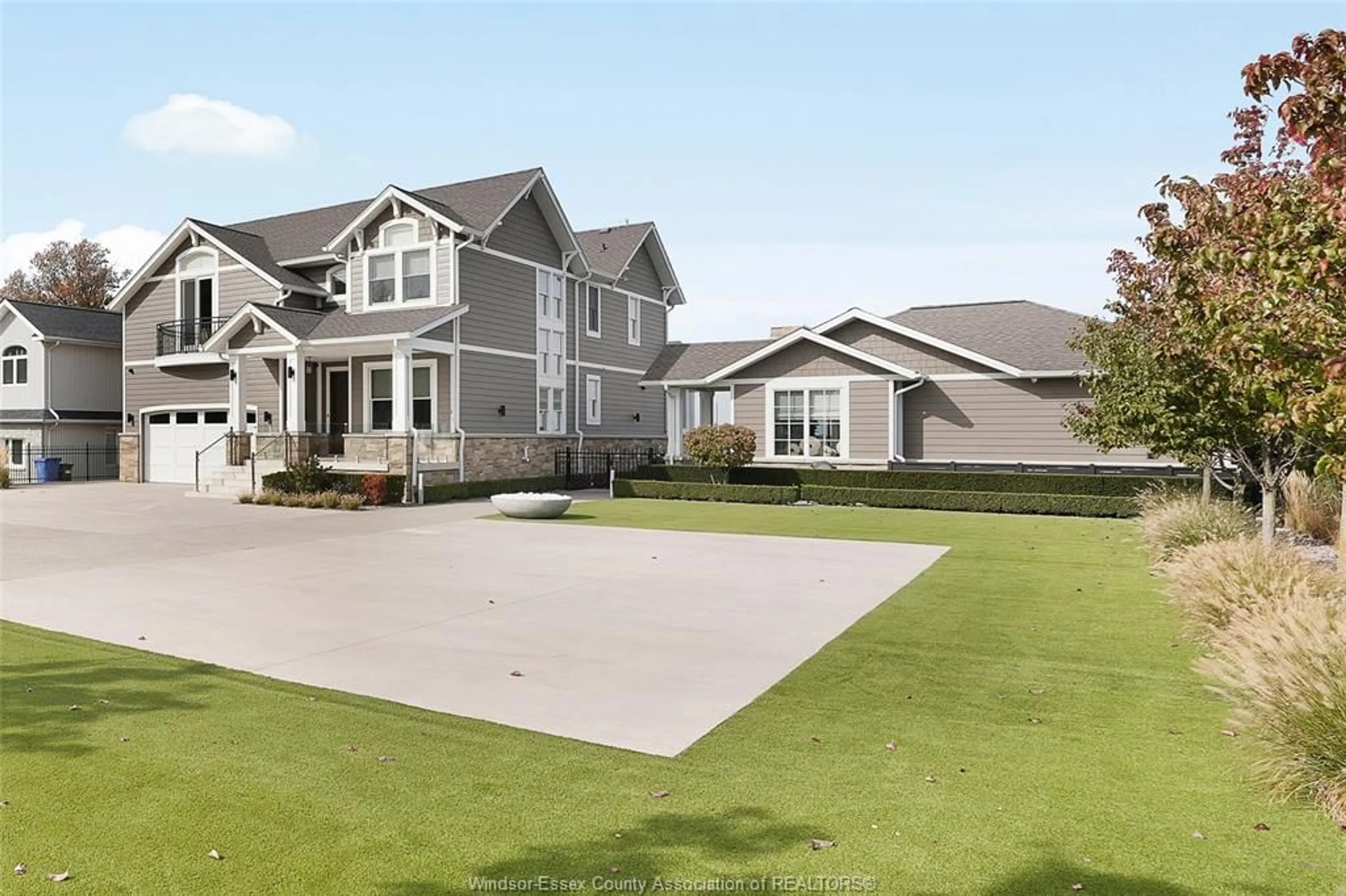 Home with vinyl exterior material, street for 11770 RIVERSIDE Dr, Windsor Ontario N8P 1A6