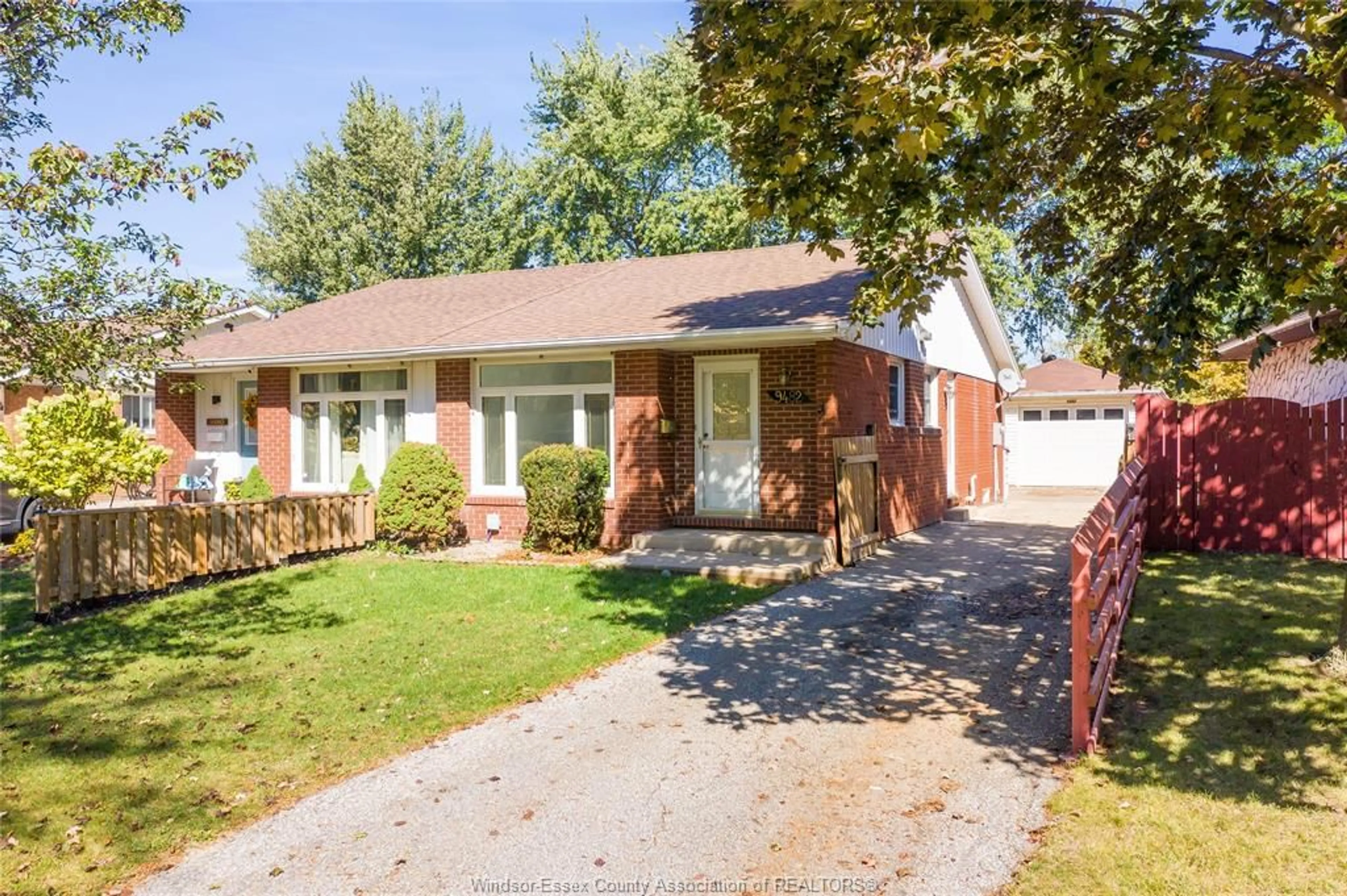 Home with brick exterior material, street for 9482 RYERSON, Windsor Ontario N8R 1V5