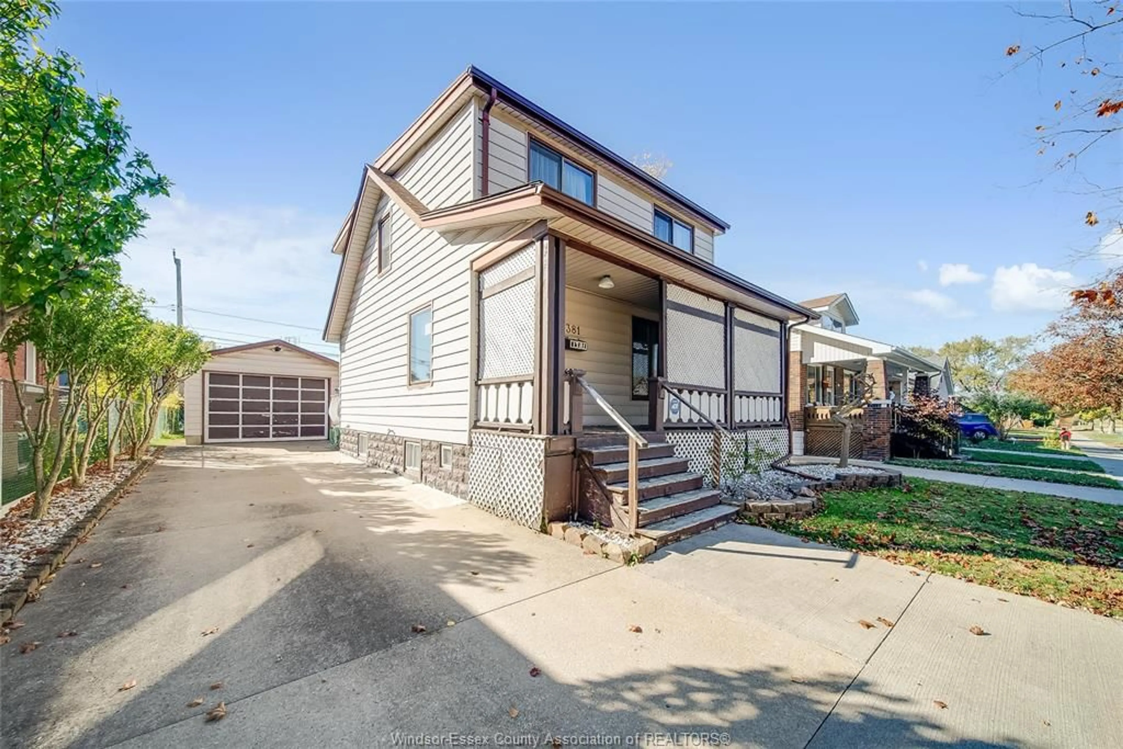 Home with vinyl exterior material, street for 1381 ARTHUR Rd, Windsor Ontario N8Y 3Y5