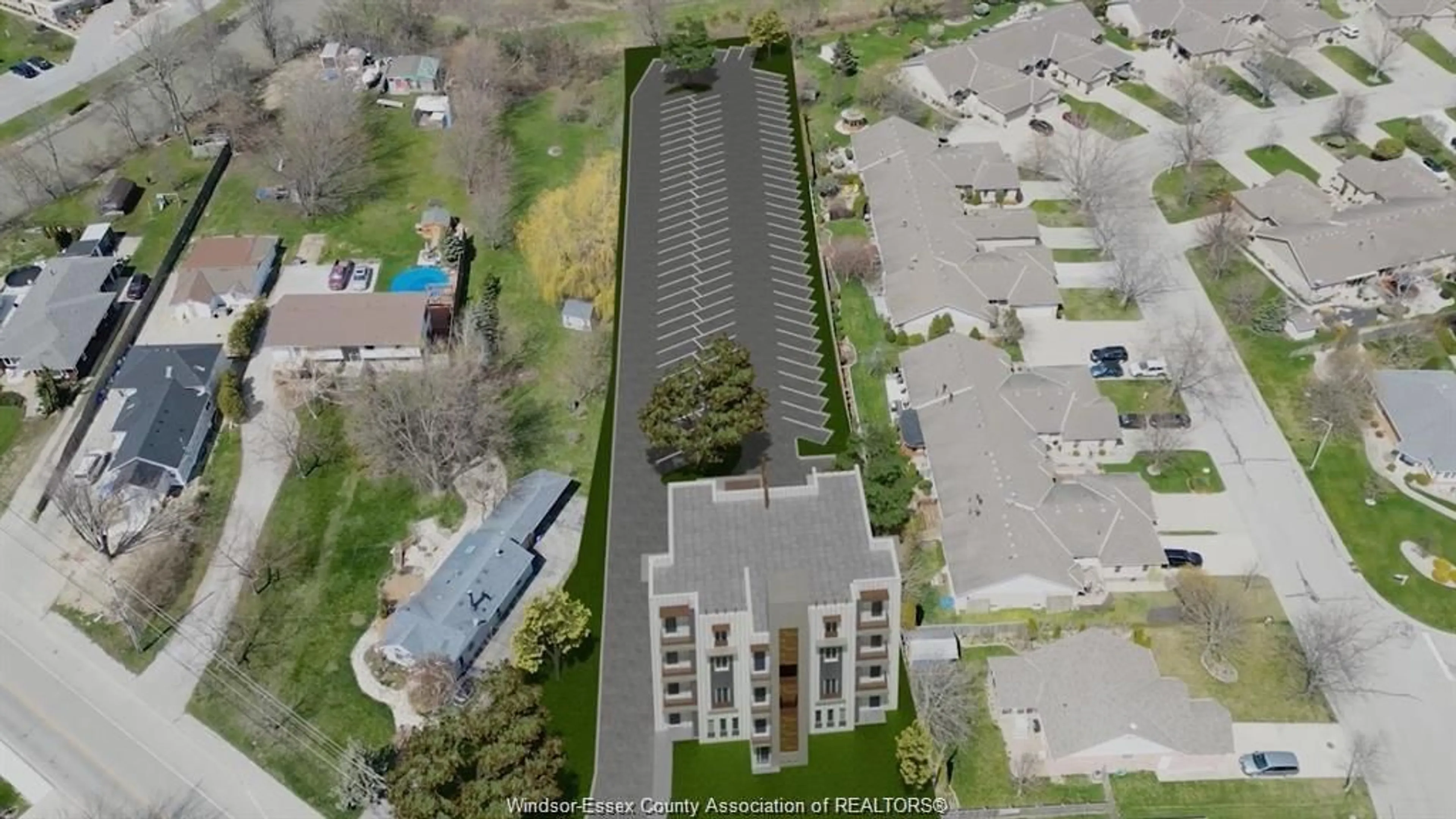 A pic from outside/outdoor area/front of a property/back of a property/a pic from drone, building for 151 Robson Road, Leamington Ontario N8H 5P9