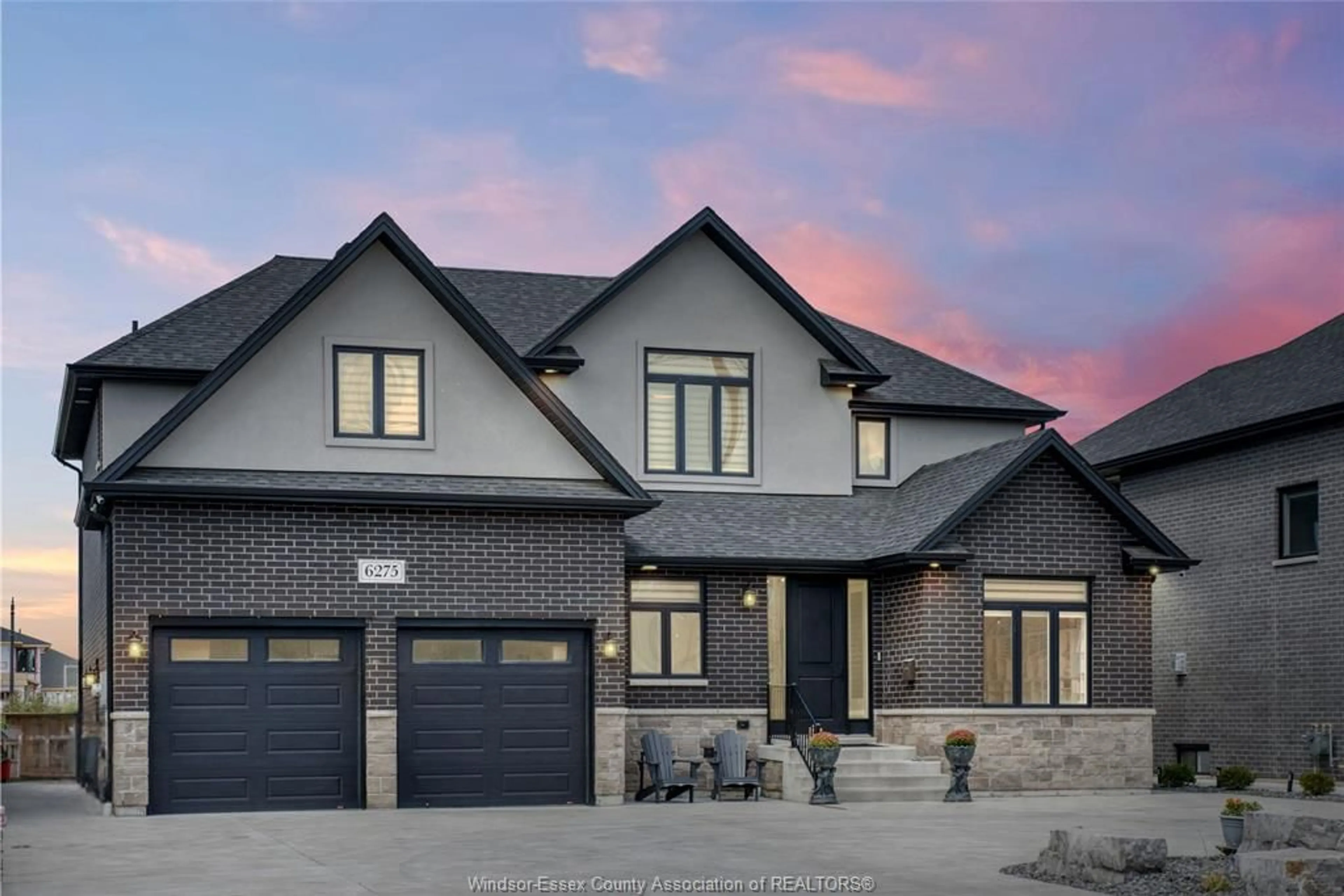 Home with brick exterior material, street for 6275 DISPUTED Rd, LaSalle Ontario N9H 1X6