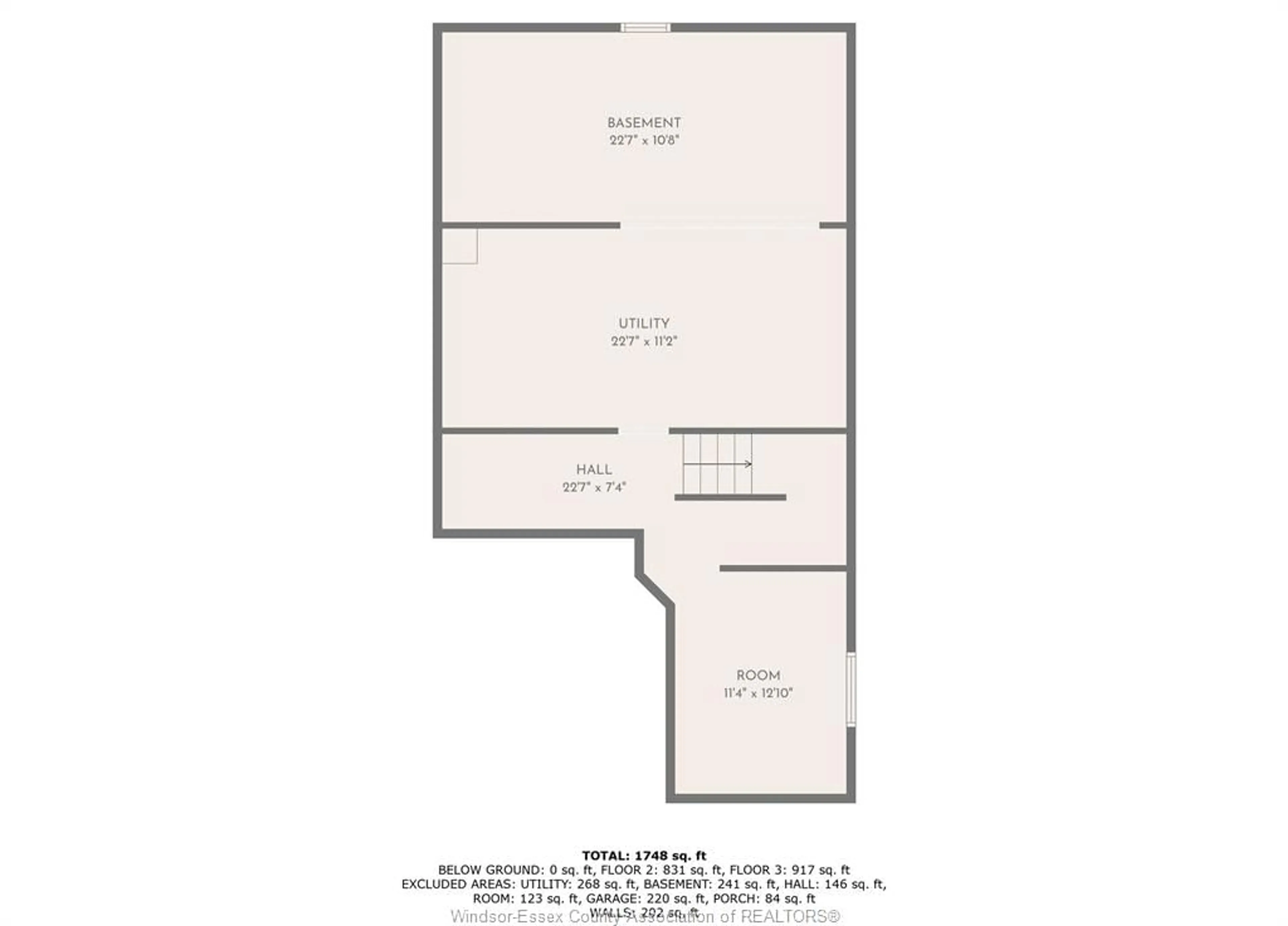 Floor plan for 148 LANE St, Essex Ontario N8M 0B1