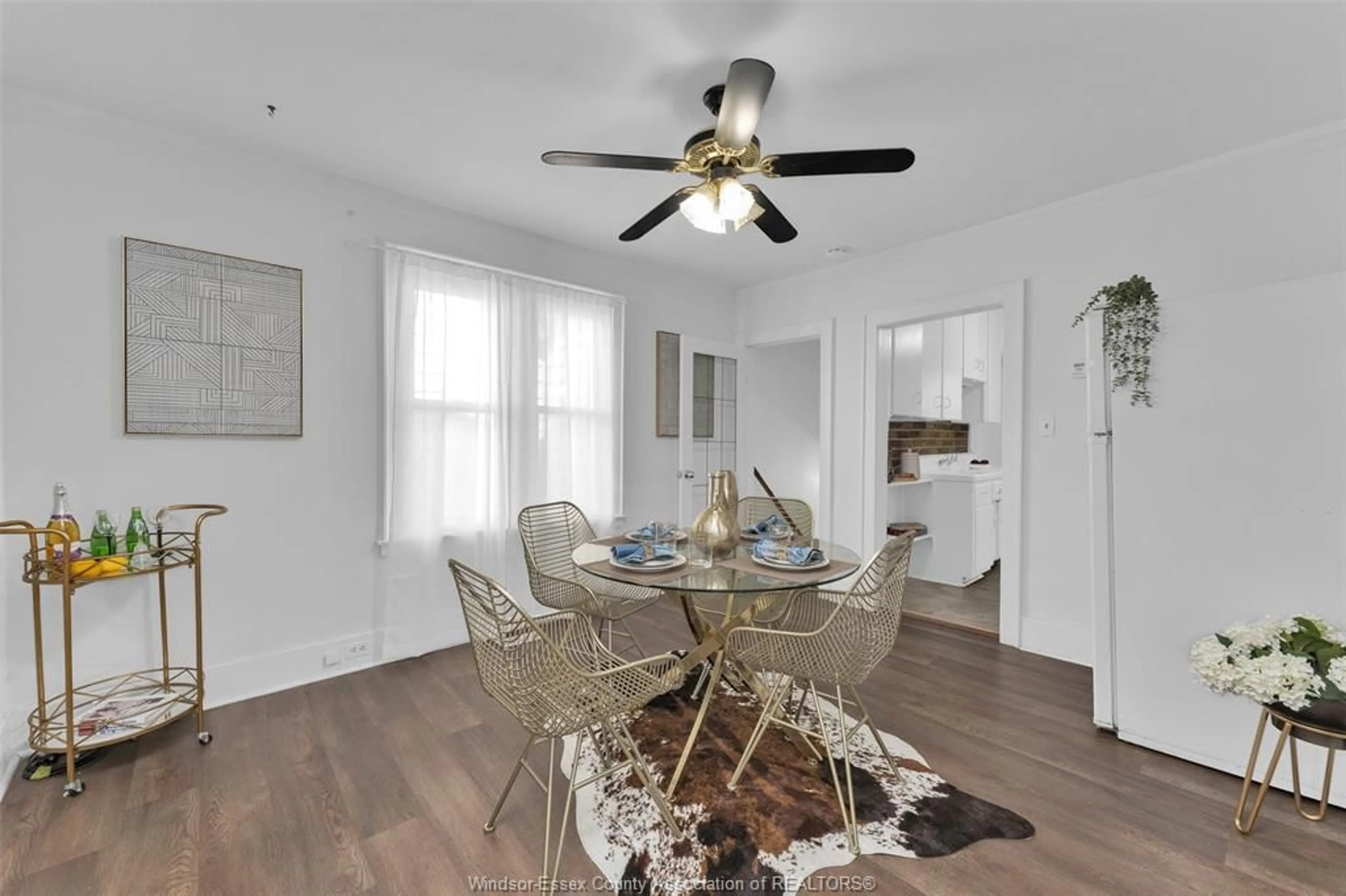 Dining room, wood/laminate floor for 1694 MERCER, Windsor Ontario N8X 3P7