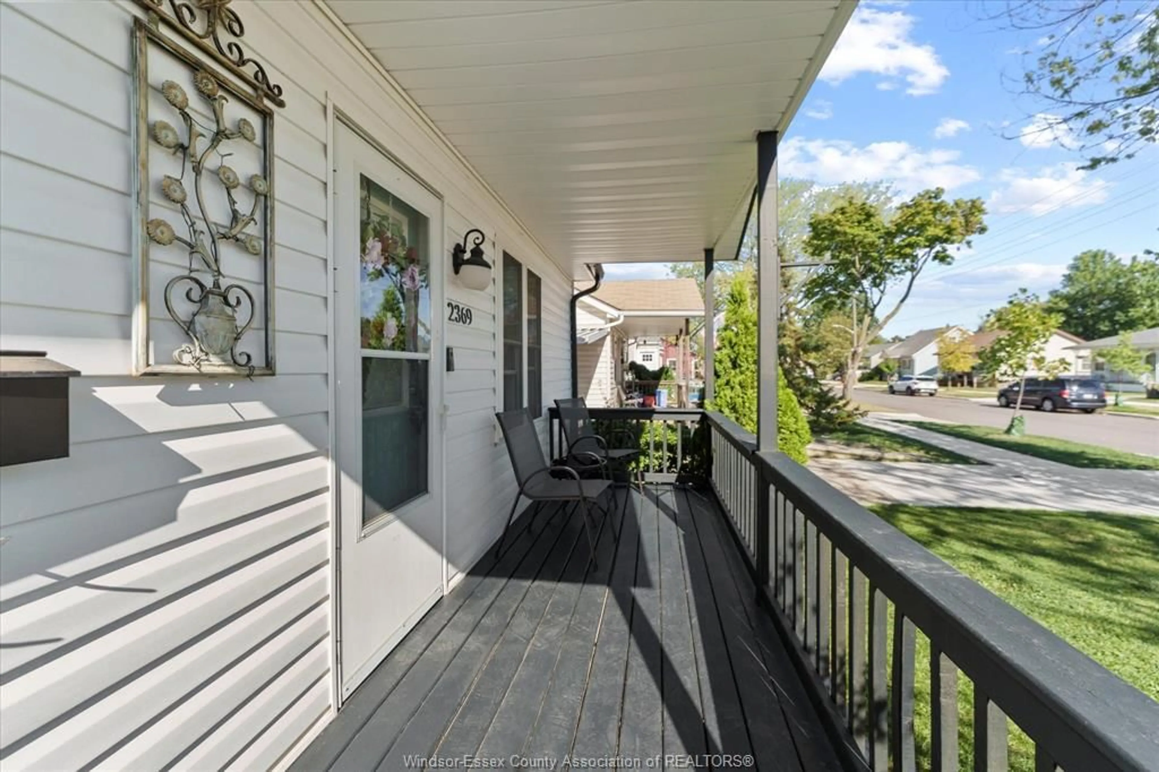 Patio, street for 2369 Wellesley, Windsor Ontario N8W 2G3