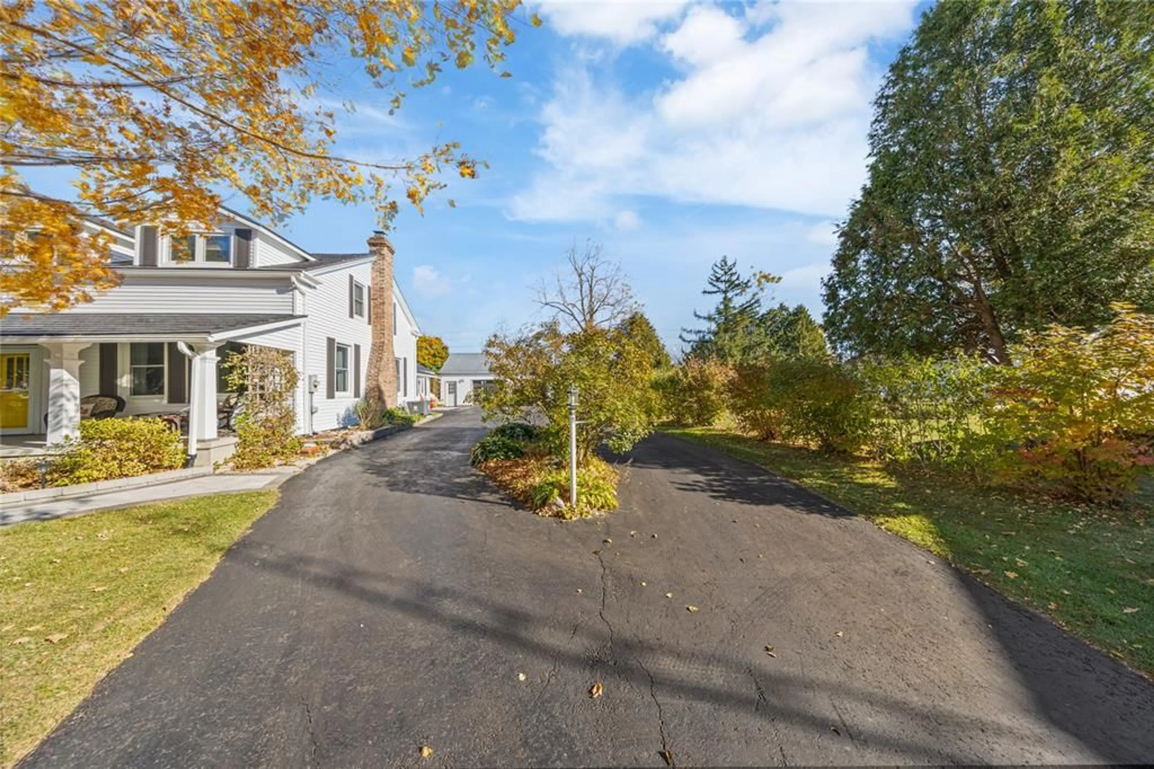 A pic from outside/outdoor area/front of a property/back of a property/a pic from drone, street for 1266 St Clair Pky, Moore Township Ontario N0N 1H0