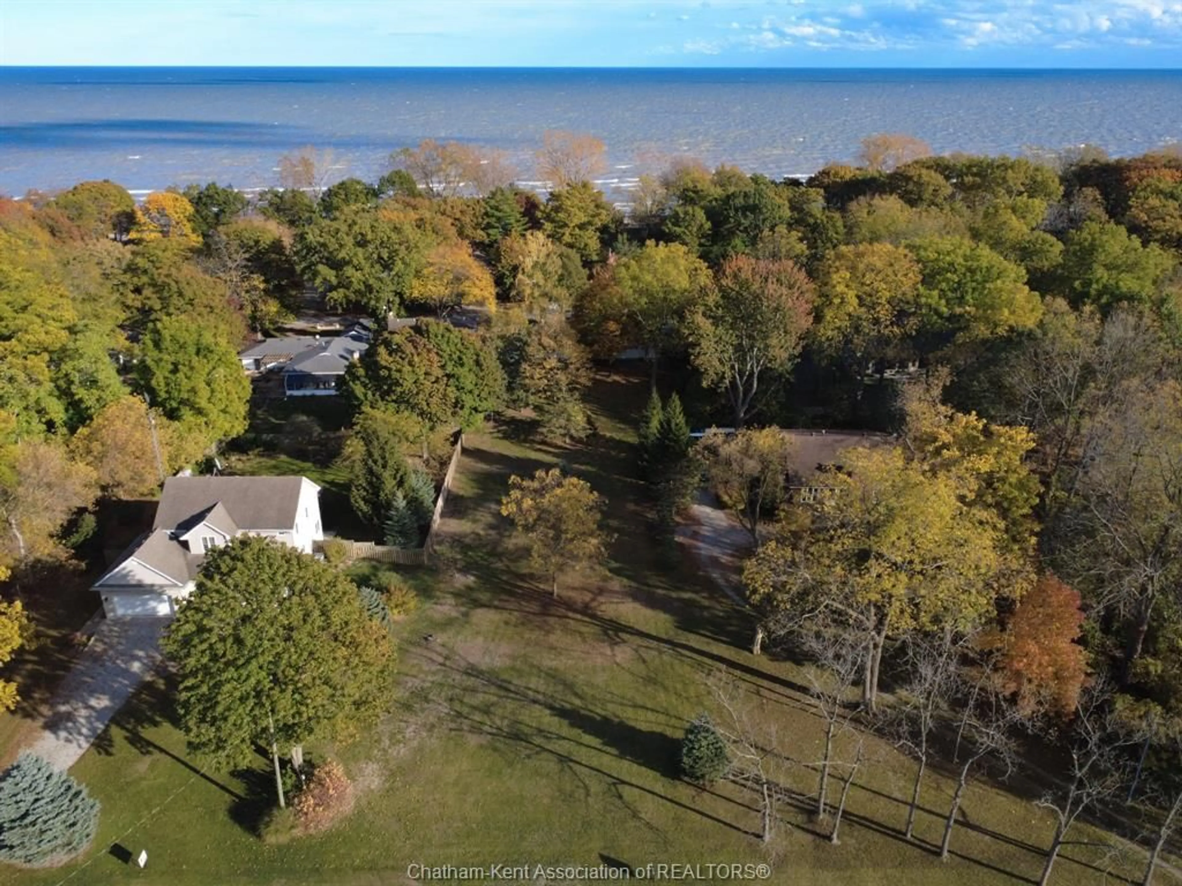 A pic from outside/outdoor area/front of a property/back of a property/a pic from drone, water/lake/river/ocean view for Lot 4 Plan 600 Line, Howard Township Ontario N0P 1X0
