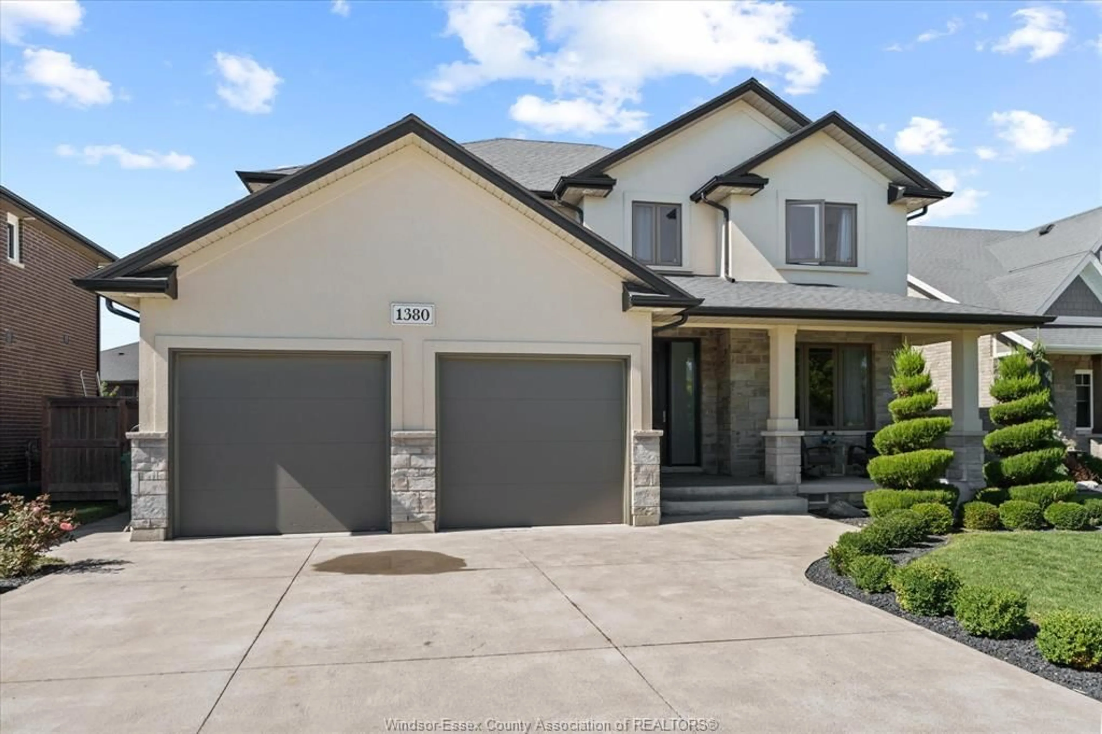 Home with vinyl exterior material, street for 1380 PASCAL, Lakeshore Ontario N0R 1A0