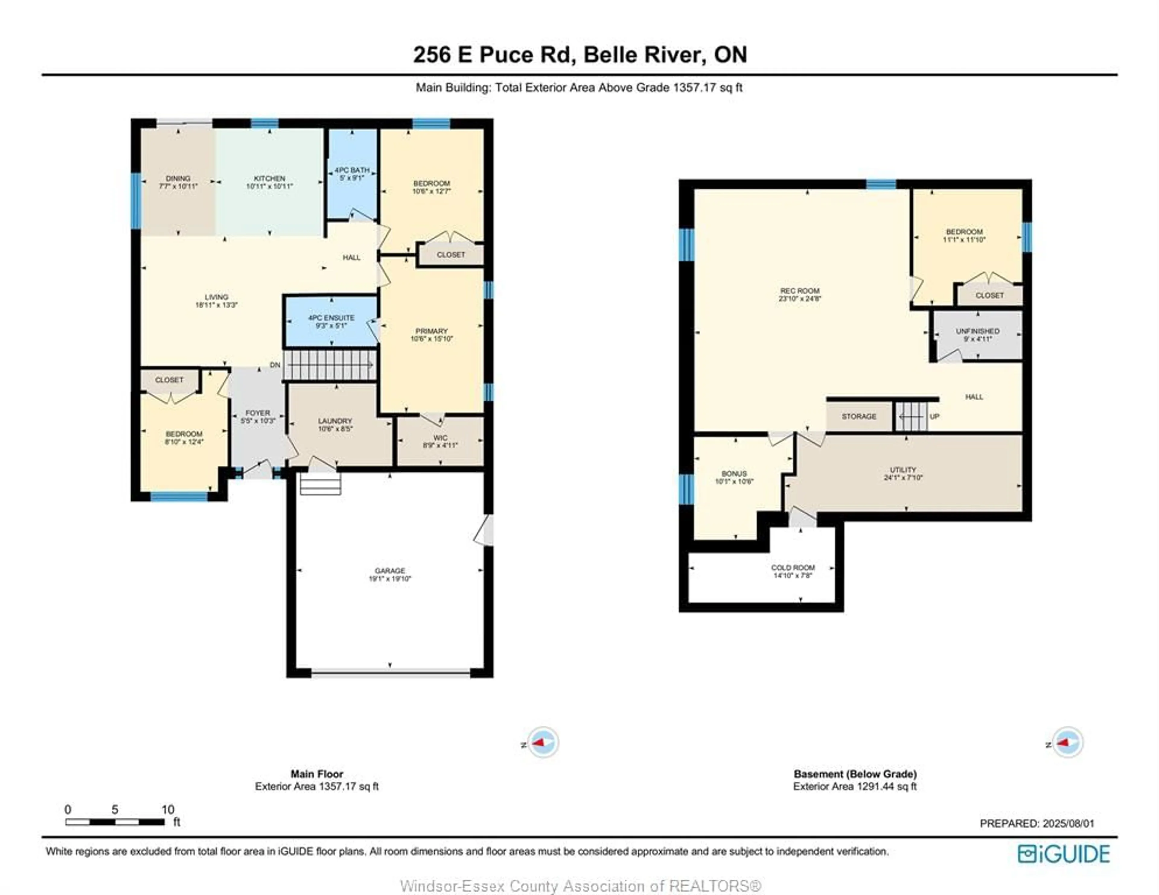 Floor plan for 256 EAST PUCE Rd, Lakeshore Ontario N8L 0C4