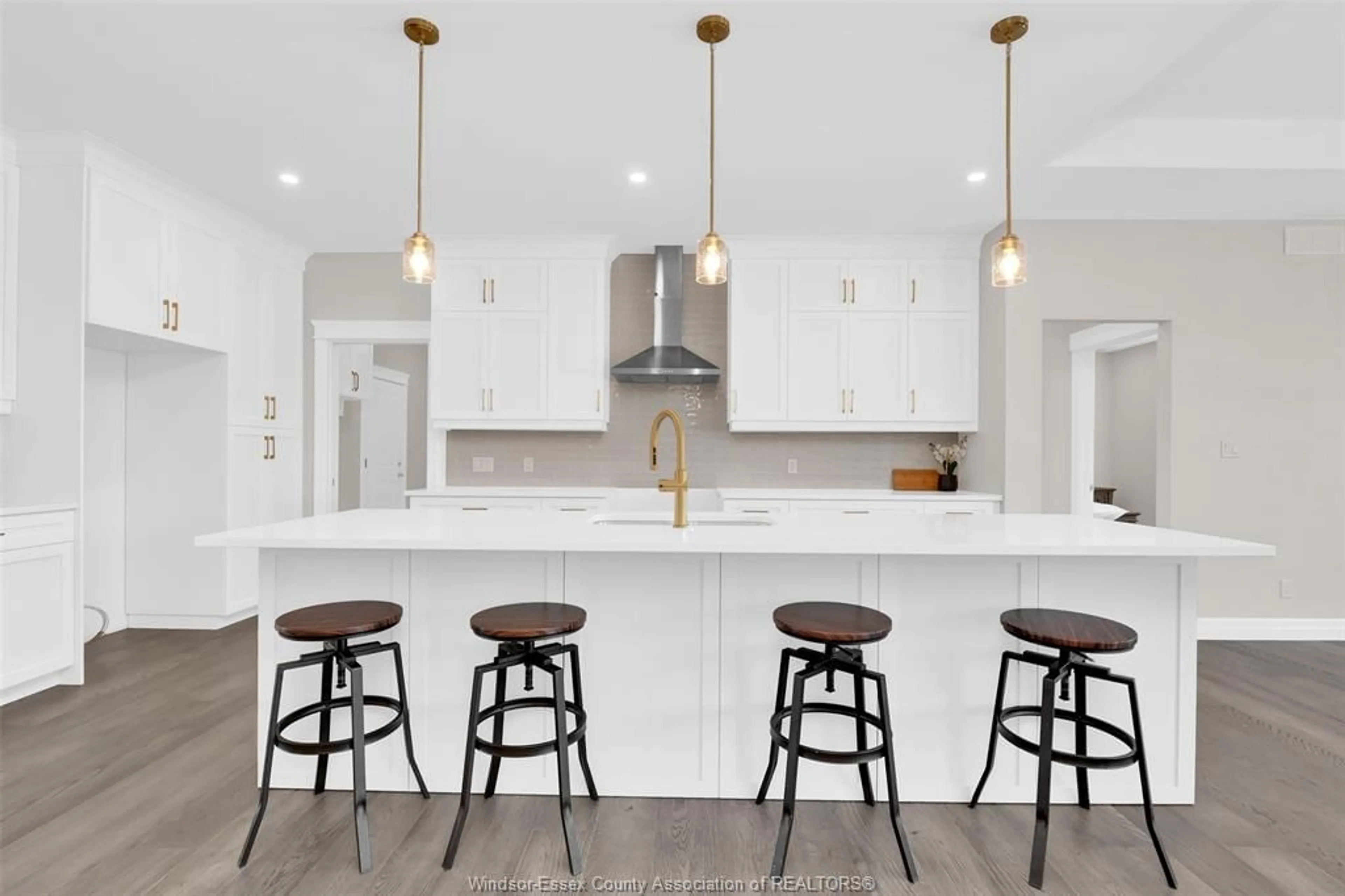 Open concept kitchen, ceramic/tile floor for 247 DOLORES St, Essex Ontario N8M 0C5