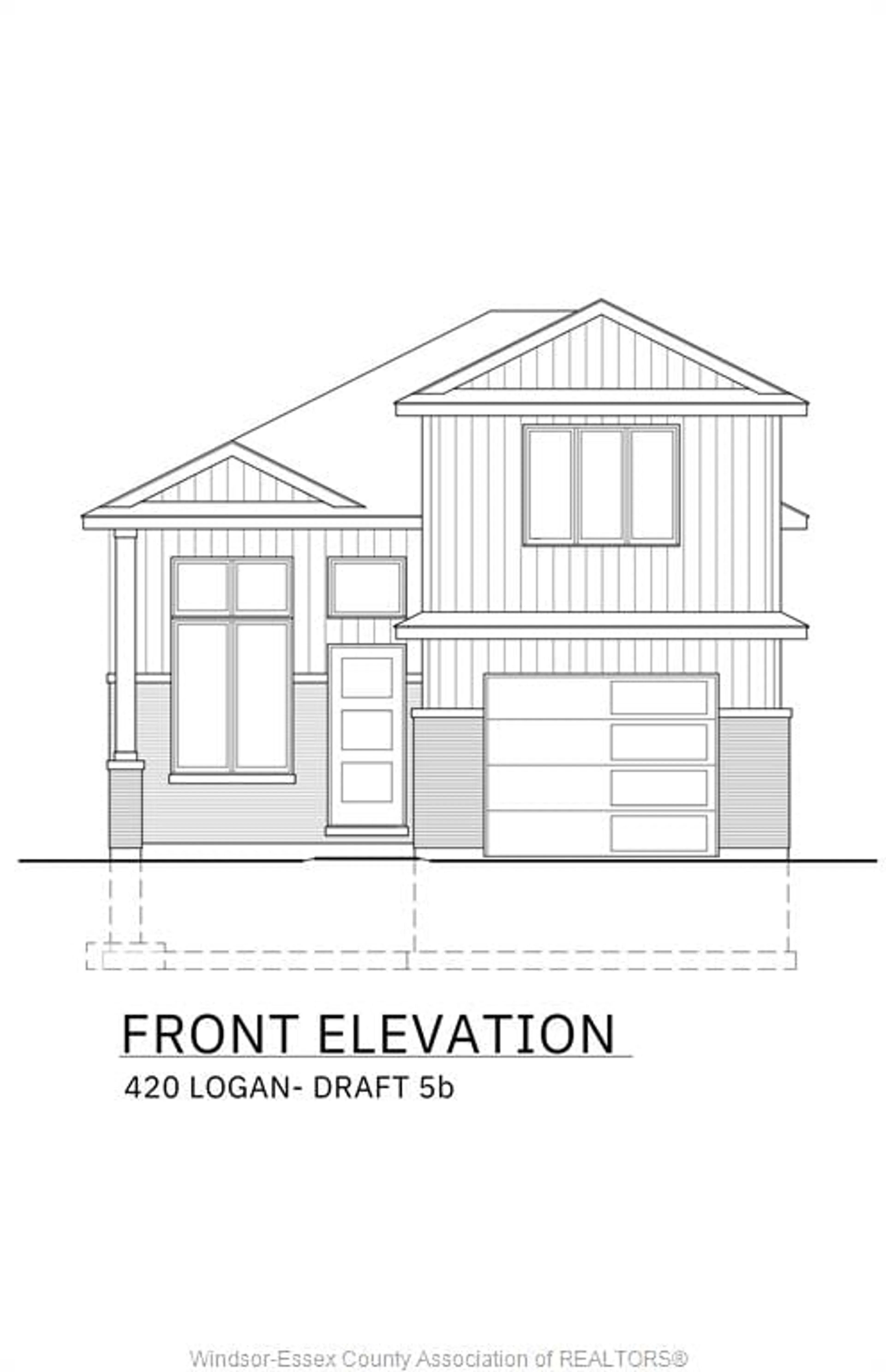 Floor plan for 426 LOGAN, Windsor Ontario N8X 2V4