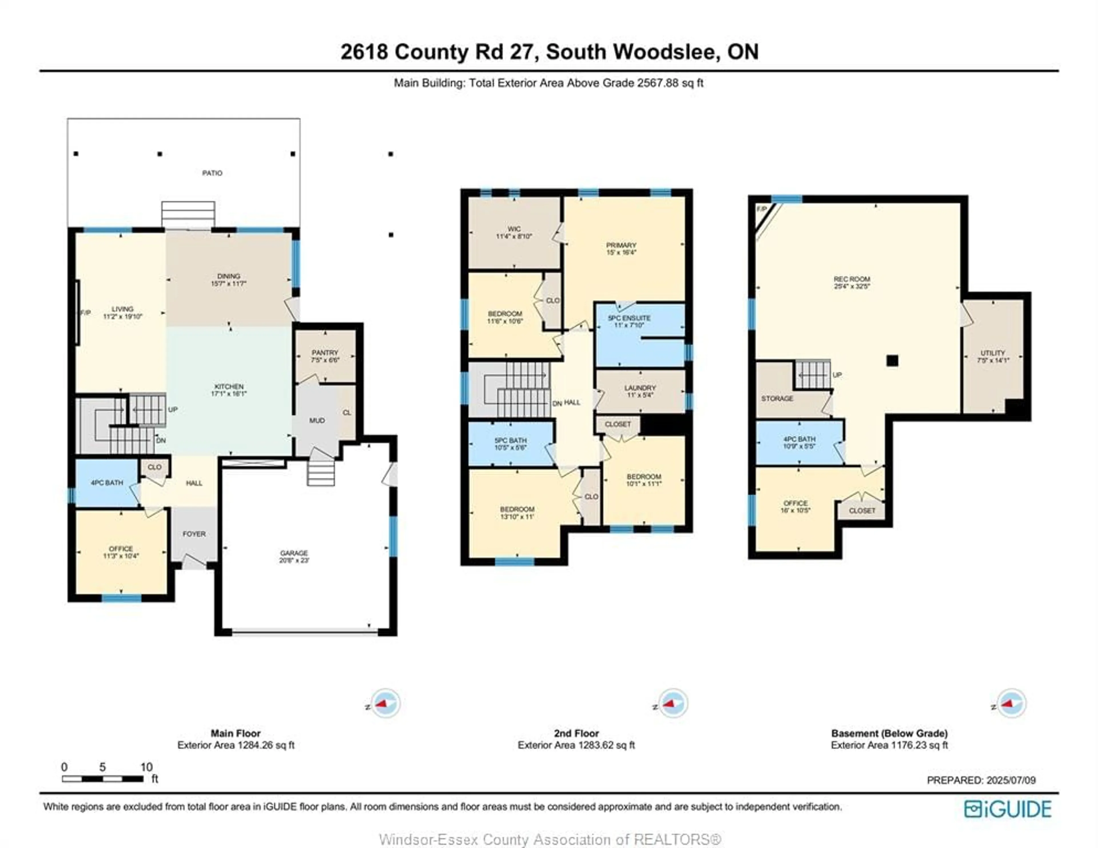 Floor plan for 2618 COUNTY RD 27, Woodslee Ontario N0R 1V0